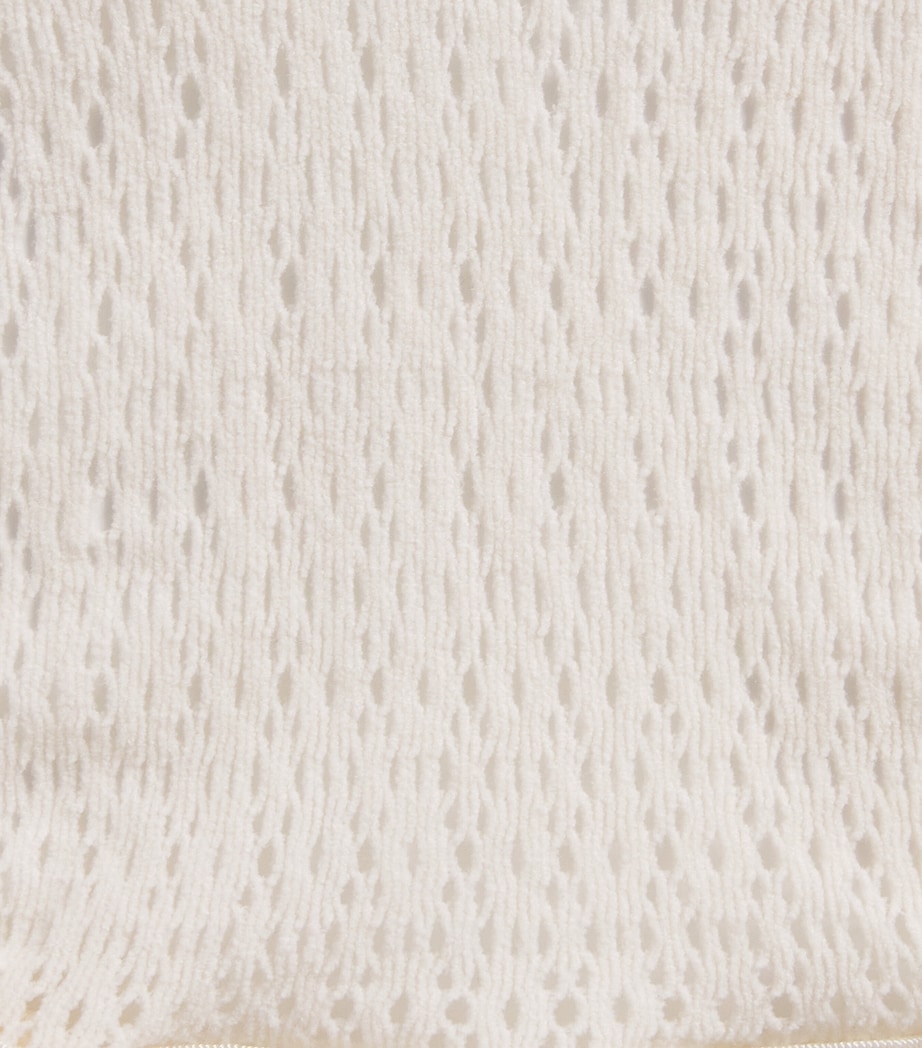 Wolford Womens Daisy Net Tights Buttercrea Image 4