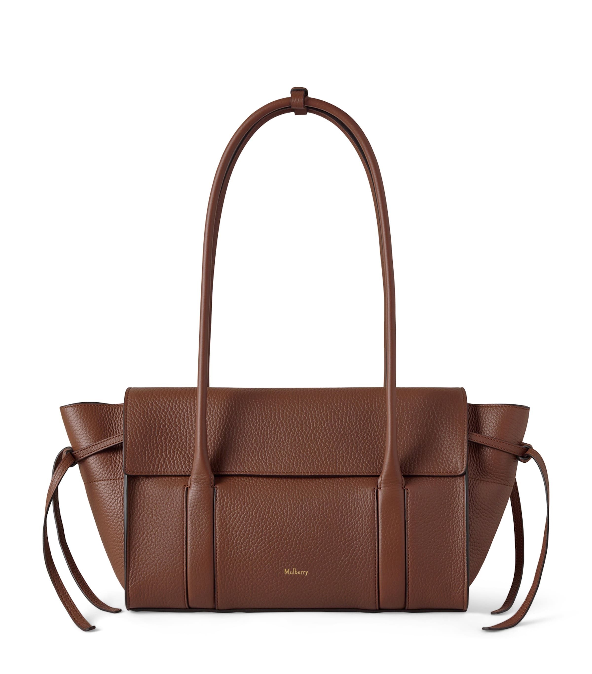 Mulberry Small Leather Soft Bayswater Shoulder Bag In Brown