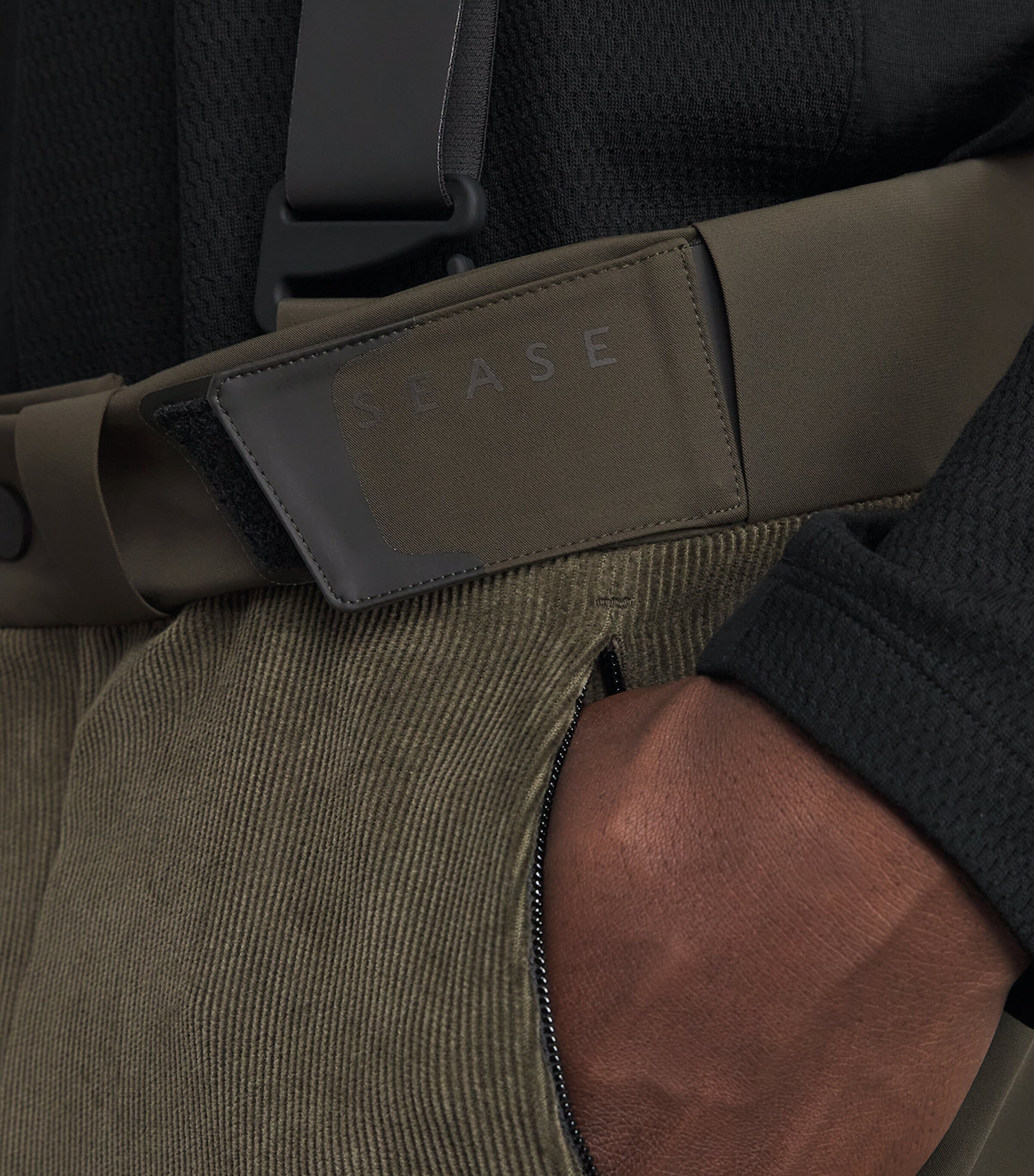 Corduroy Water-Resistant Trace 2.0 Ski Trousers Y51 BRONZE OLIVE Image 6