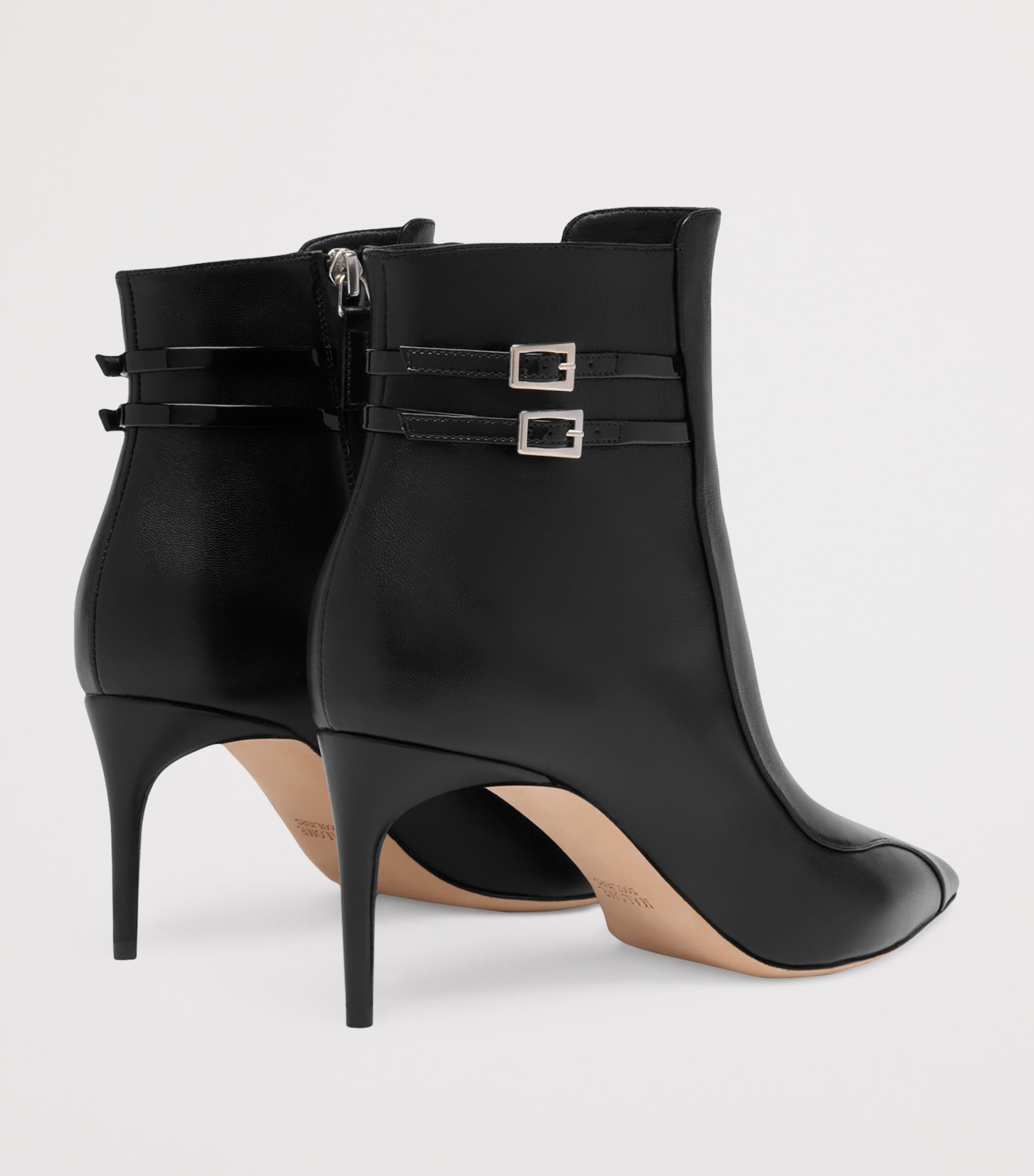 Leather Giordana Ankle Boots 70 BLACK Image 2