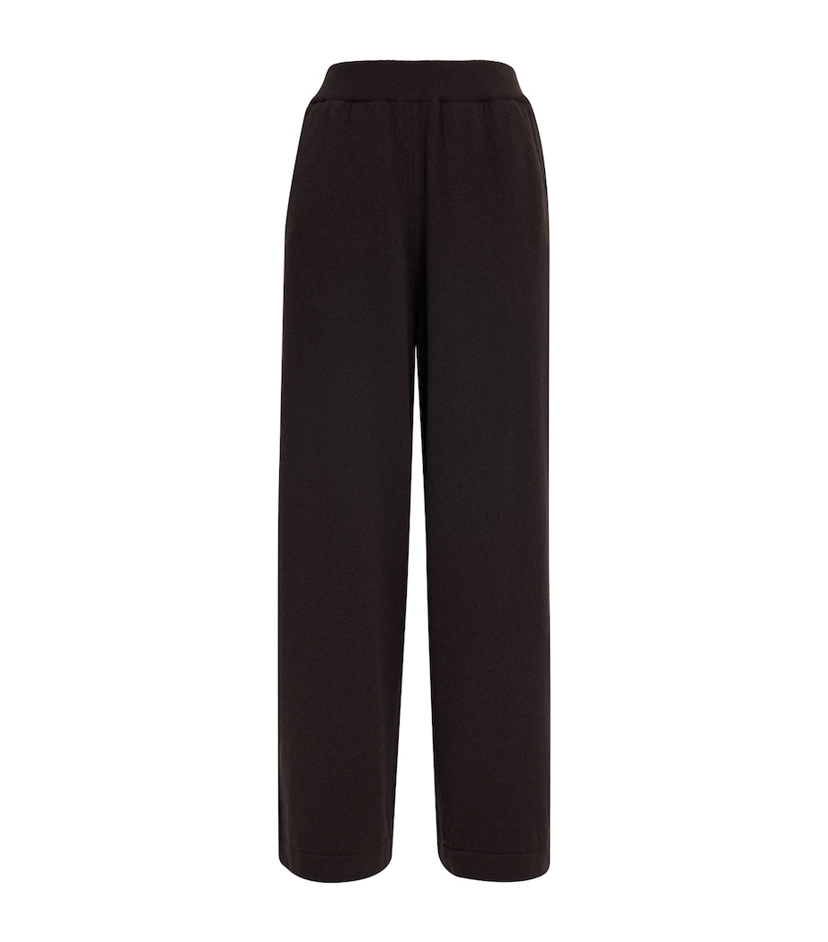 Cashmere-Blend Wide-Leg Sweatpants SB7290 MOLASSES Image 1