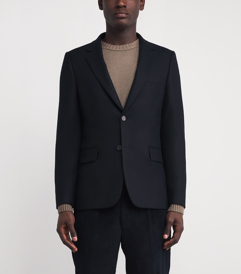 Virgin Wool Blazer NAVY BLUE Image 3