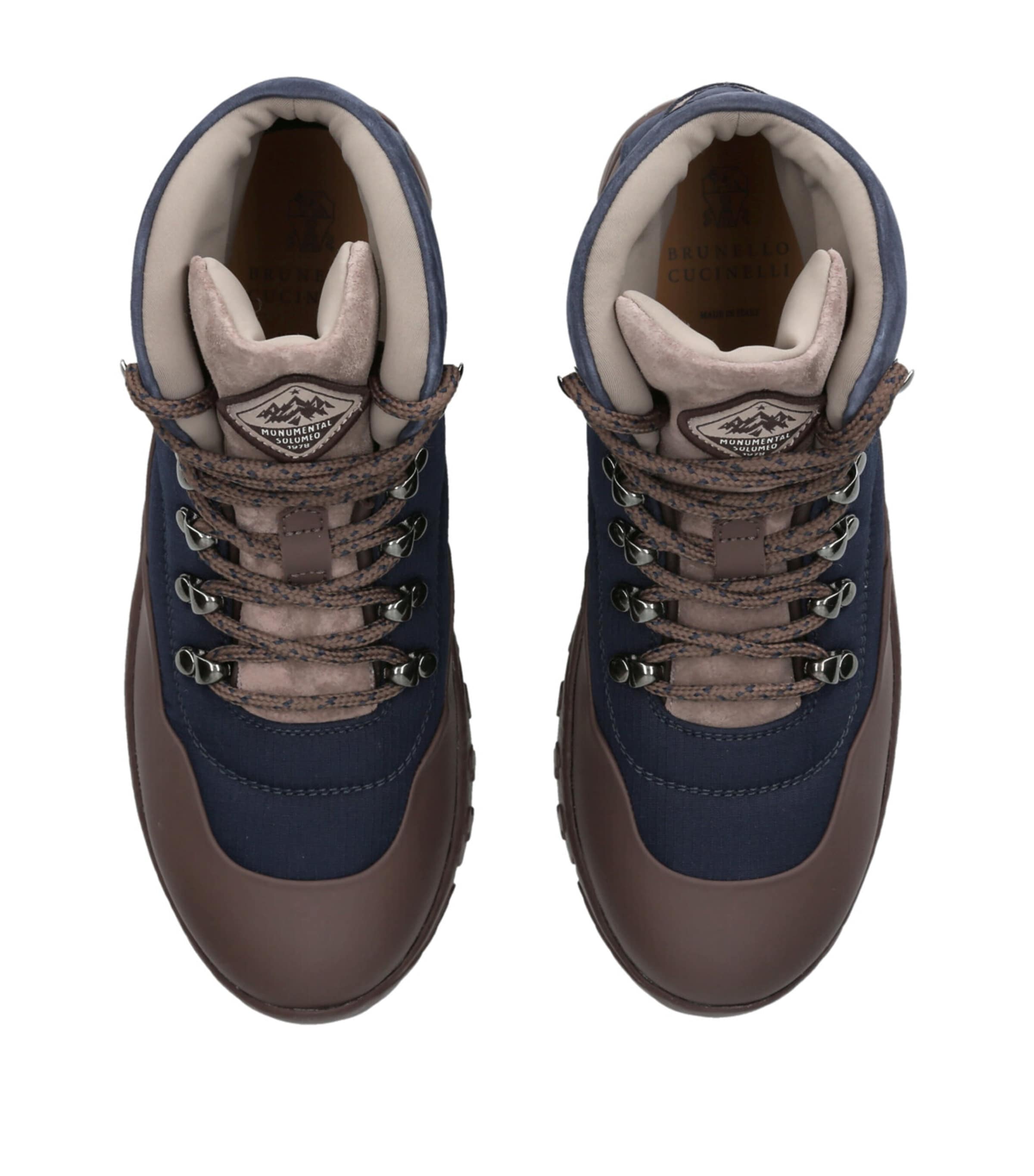 Lace-Up Mountain Boots BROWN/OTH Image 4