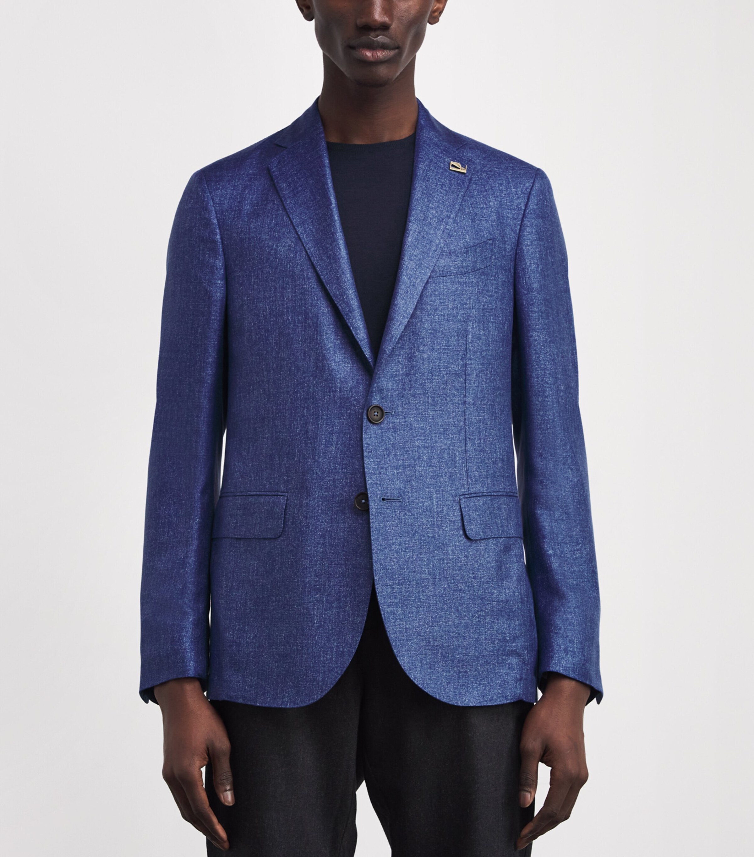 Silk Brera Blazer 06 LIGHT BLUE Image 3