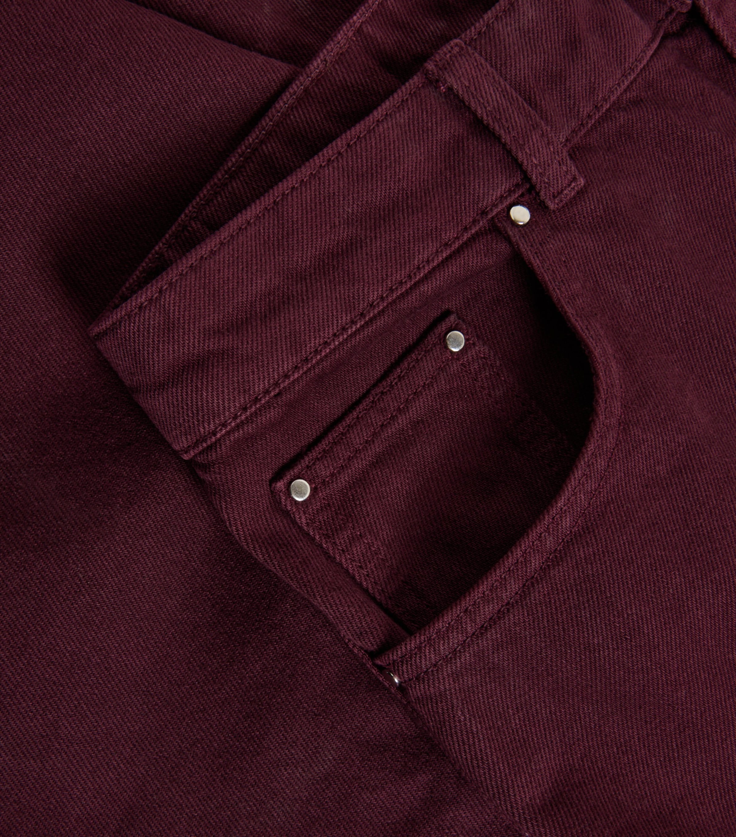 Platane Wide-Leg Jeans BURGUNDY Image 2