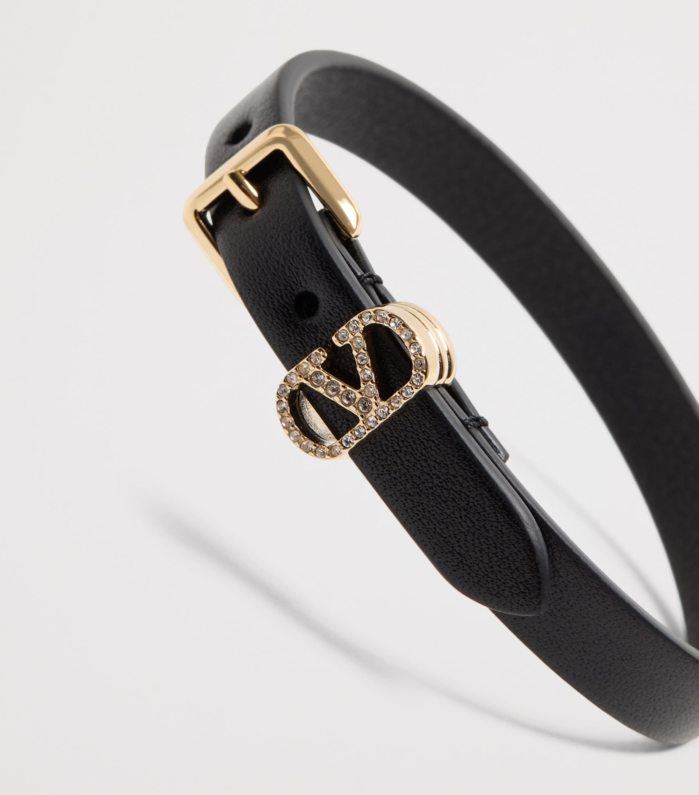 ブレスレット Valentino Garavani Bracciale Ovalette Valentino Garavani Leather Ovalette Bracelet | Harrods US