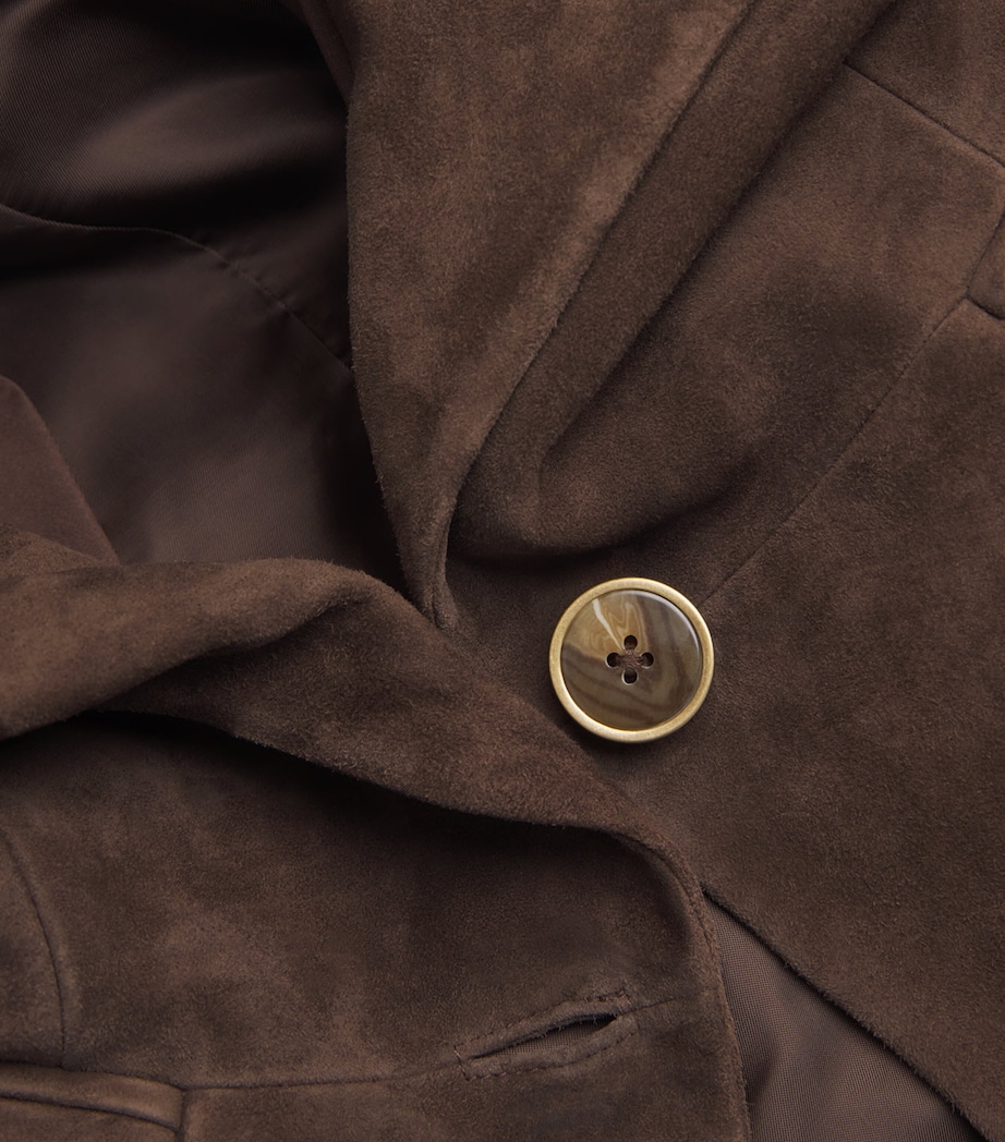 Suede Duane Dickey Blazer MOCHA Image 2