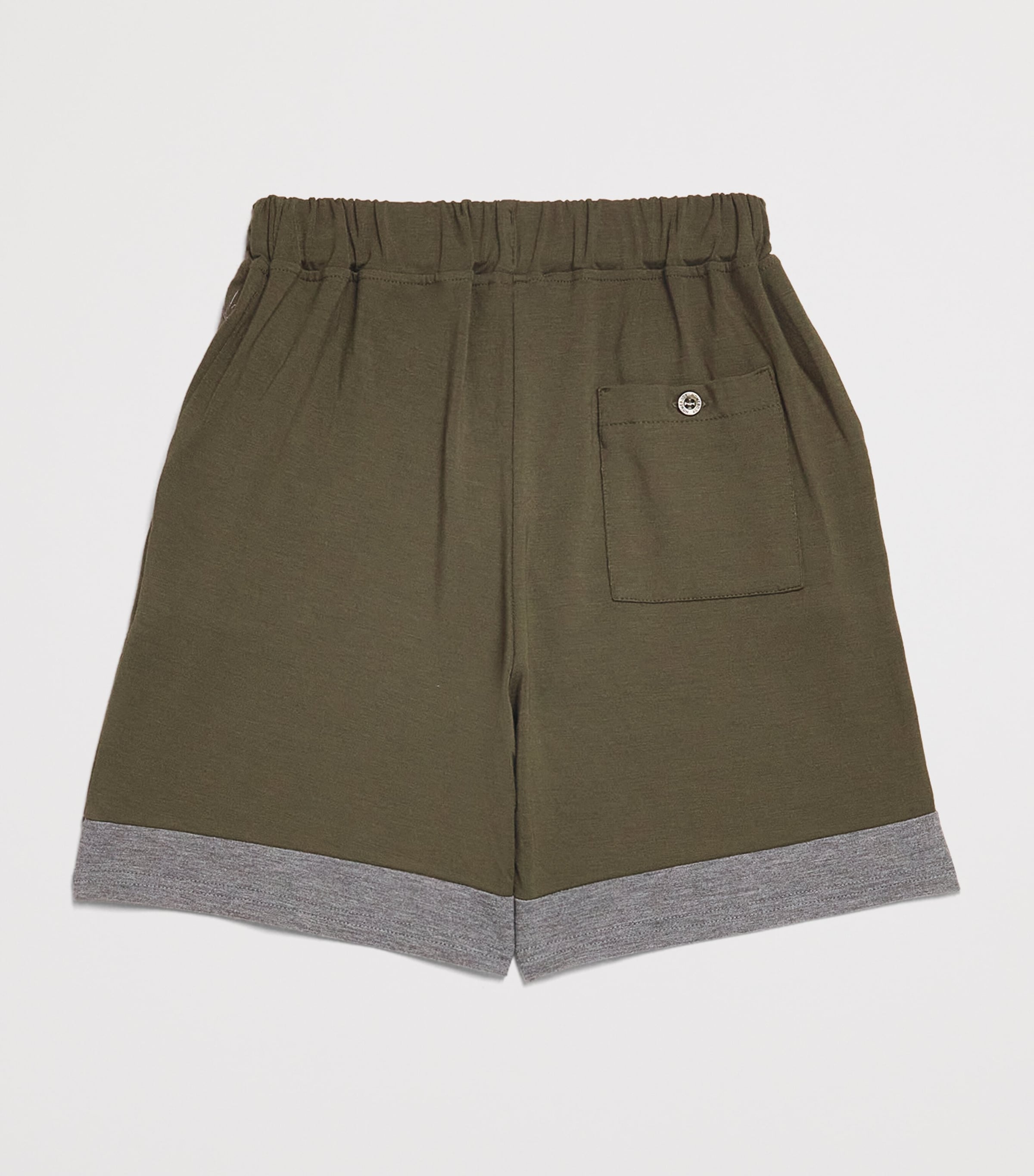 Marlow Contrast-Stitch Pyjama Shorts (4-16 Years) JUNGL MD GREY Image 2