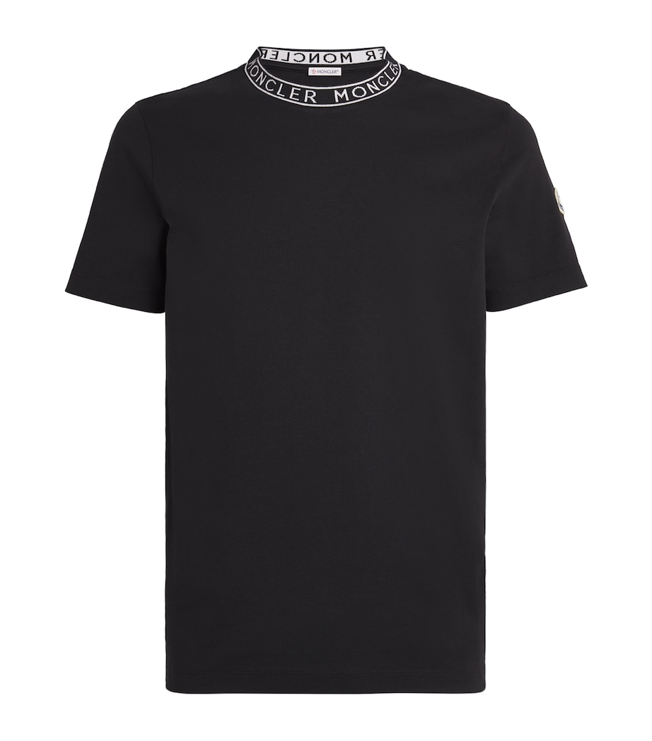 Cotton Logo-Trim T-Shirt 999 Image 1