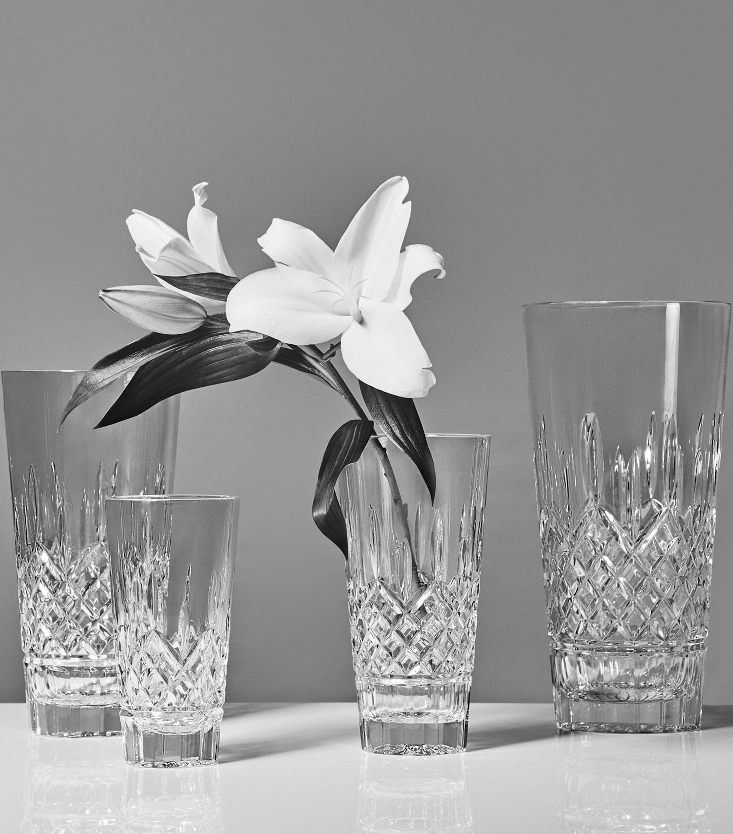 Lismore Essence Vase (20cm) CLEAR Image 2