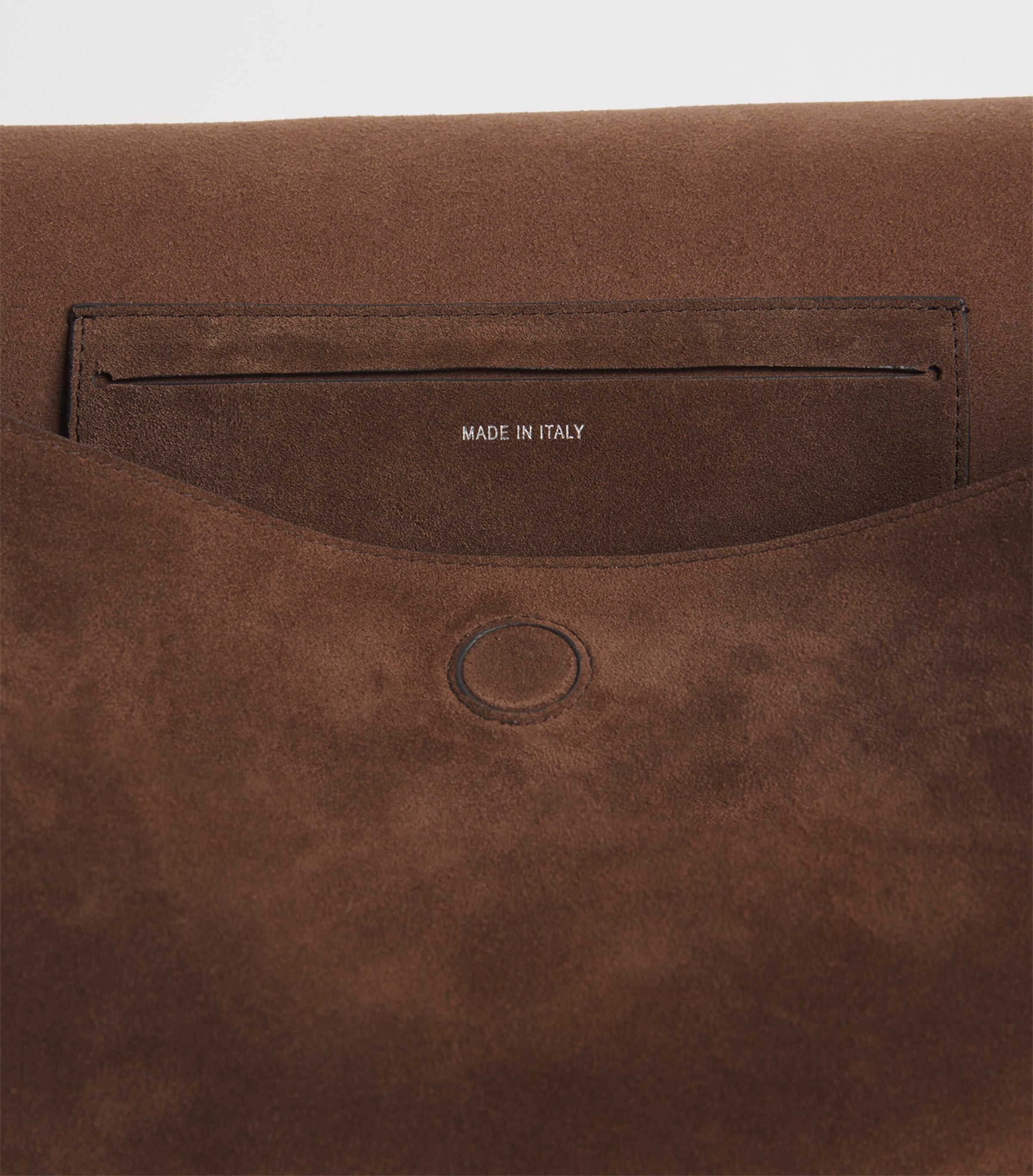 Studio Nicholson Suede Shiboru Shoulder Bag Cocoa Image 6