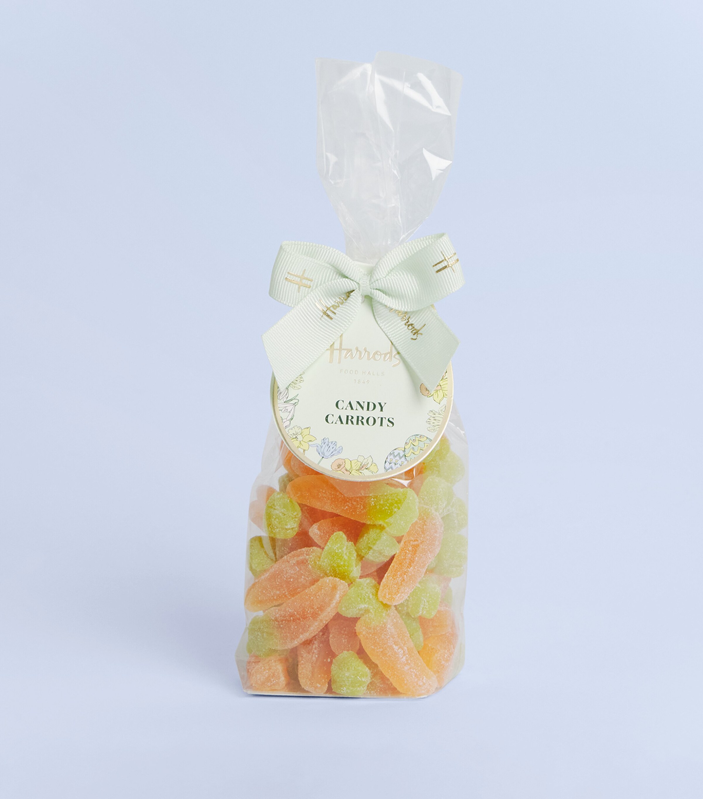 Harrods Bunny with Candy Carrot Sweets (15cm) Beige Image 3