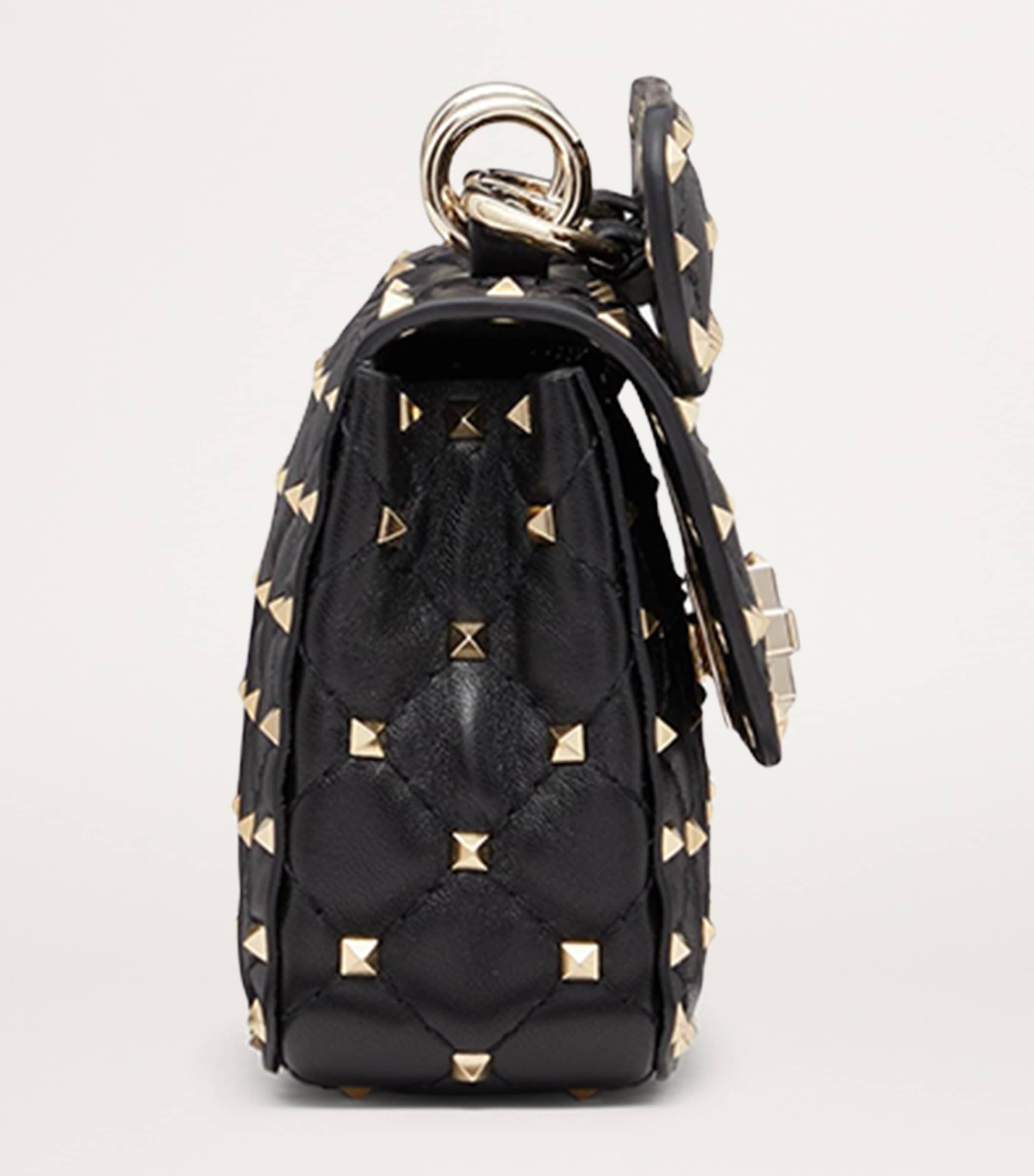 Valentino Garavani Small Rockstud Spike Top-Handle Bag