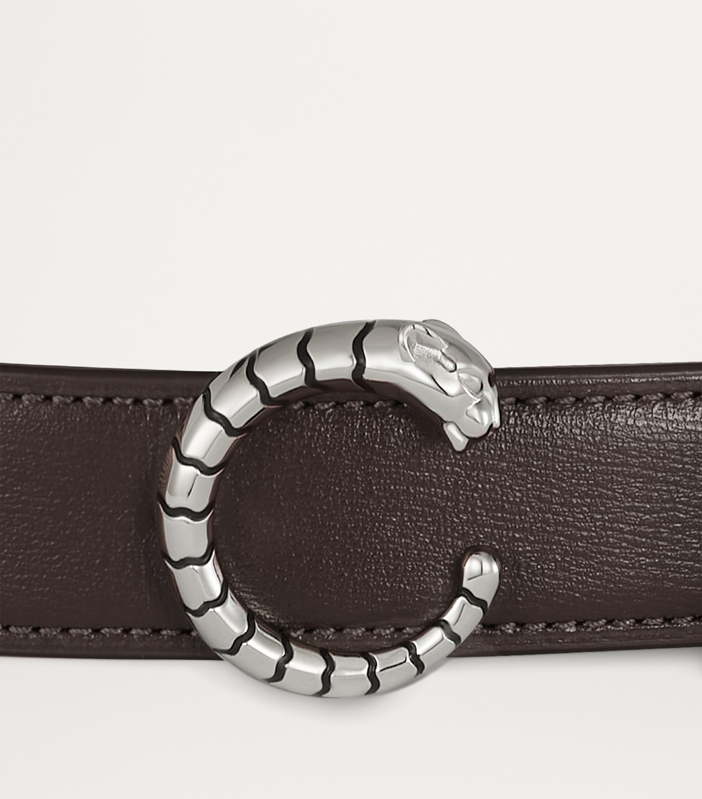 Cartier Leather Panthère de Cartier Belt (85cm) Brown Image 3