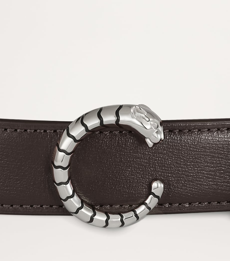 Cartier Leather Panthère de Cartier Belt (85cm) Brown Image 3