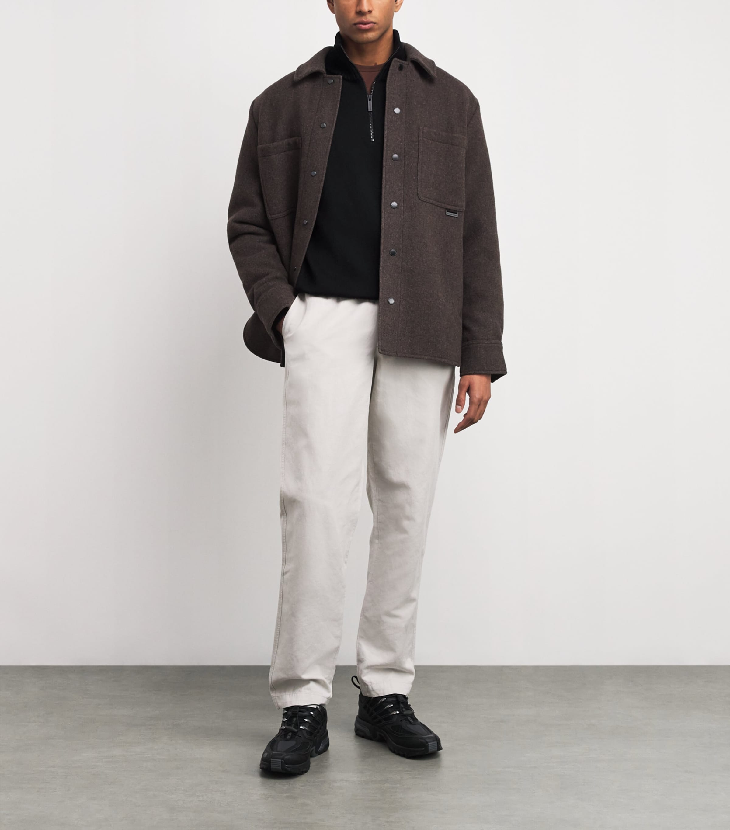 Rosseau Quarter-Zip Sweater BLACK 9061 Image 2