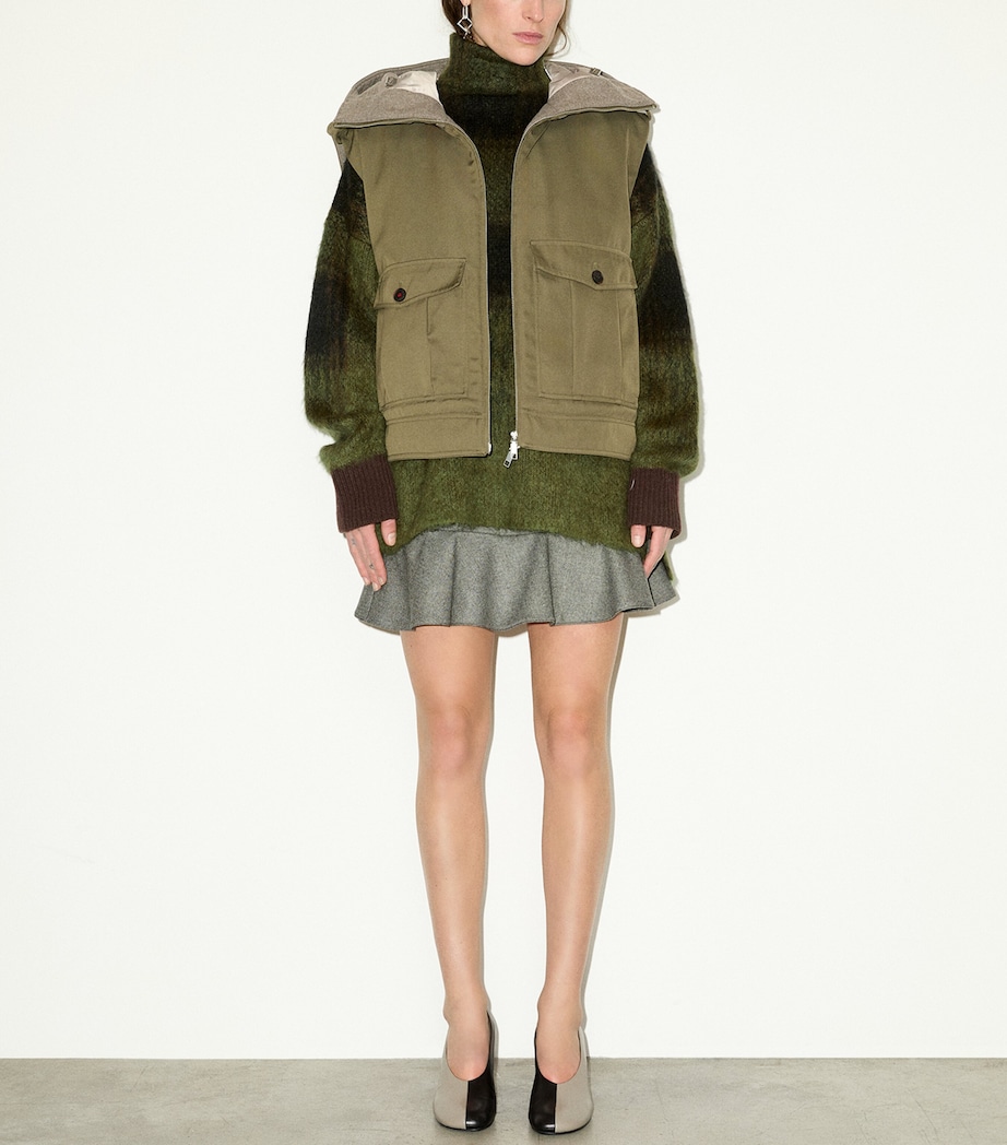 MAX&Co. Womens Utility Gilet Kaki Image 6