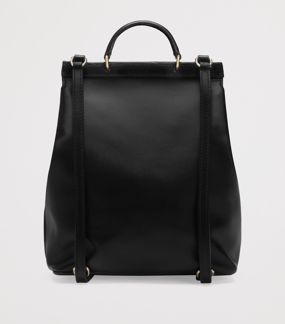 Calfskin Backpack 80999-BLACK Image 2