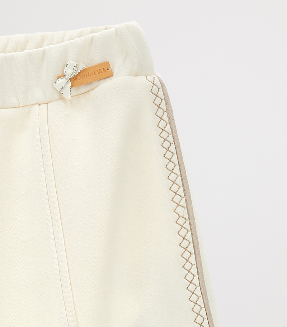 Neoprene Embroidered-Detail Sweatpants (2-12 Years) PANNA Image 3