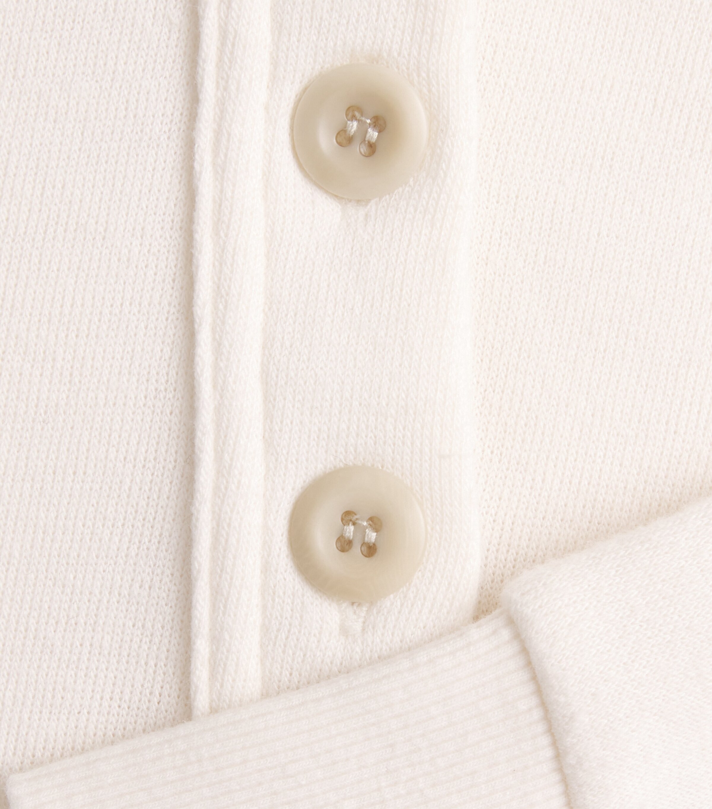 Citizens of Humanity Womens Fleece Vintage Long-Sleeve Polo Sweater Pashmina (off White) Image 6