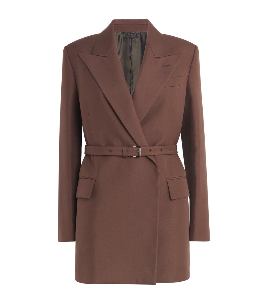 Silk Belted Prisca Blazer 2200 Image 1