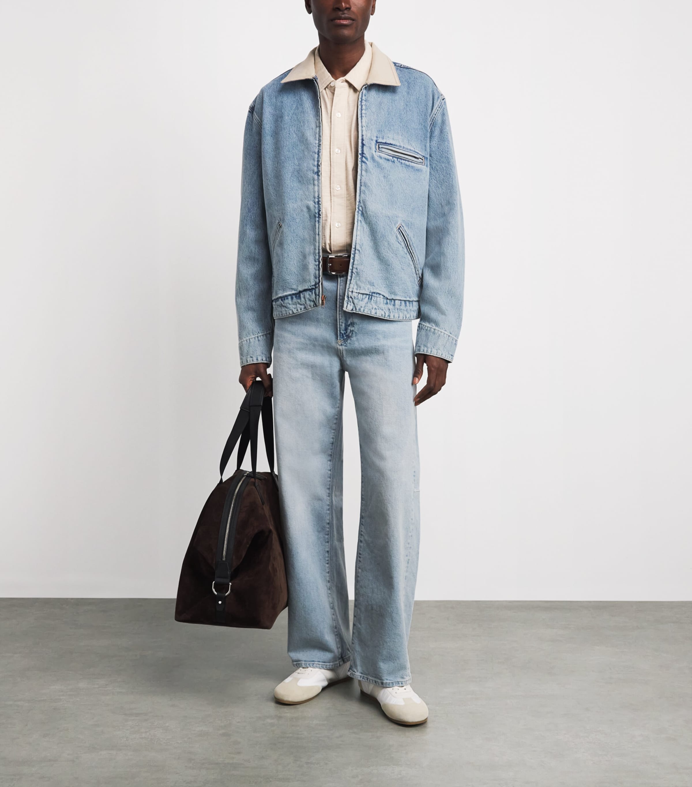 PAIGE Mens Laughlin Denim Jacket Moby Image 2