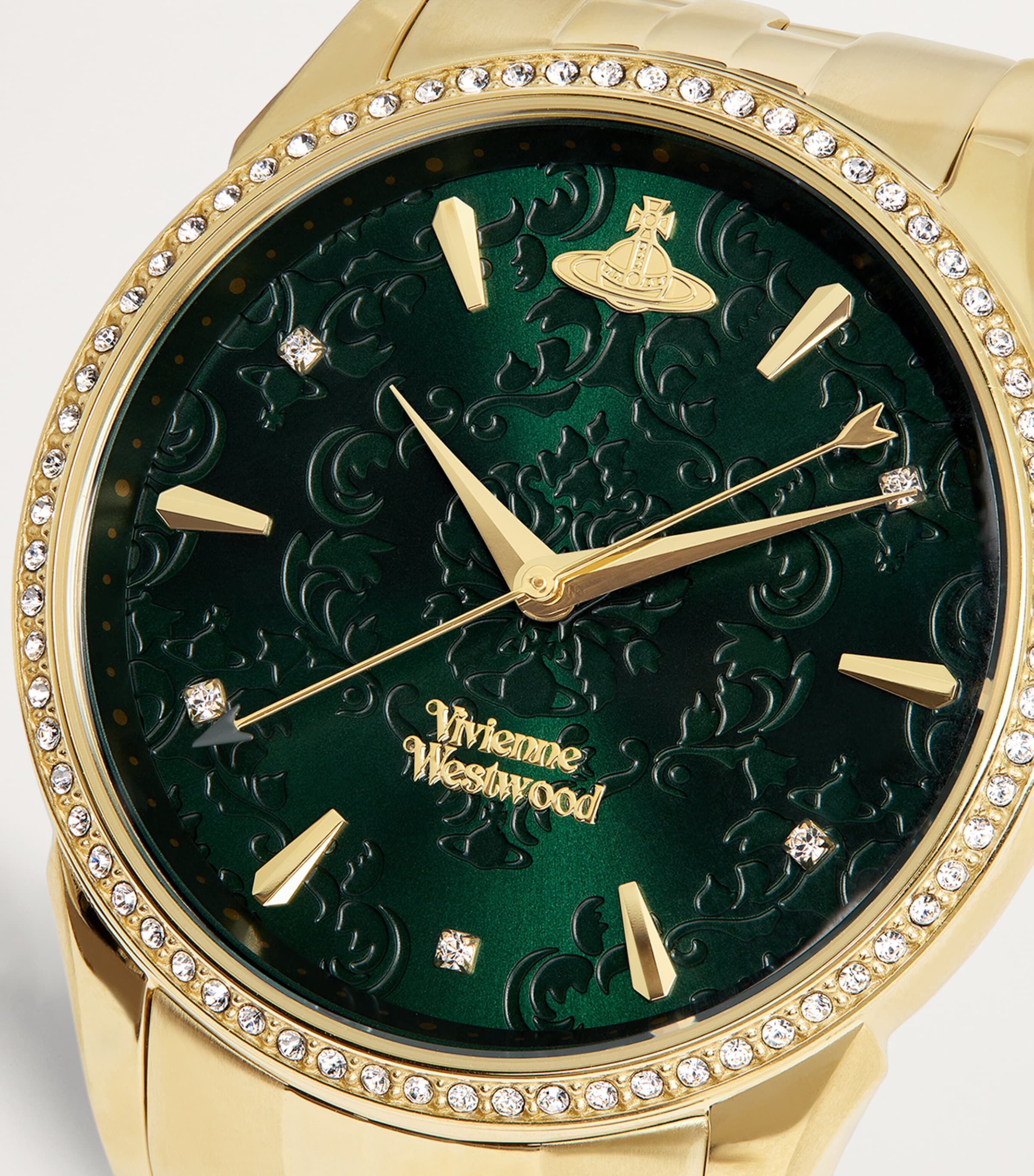 Vivienne Westwood Swarovski-Detail Wallace Watch 38mm Gold Image 5