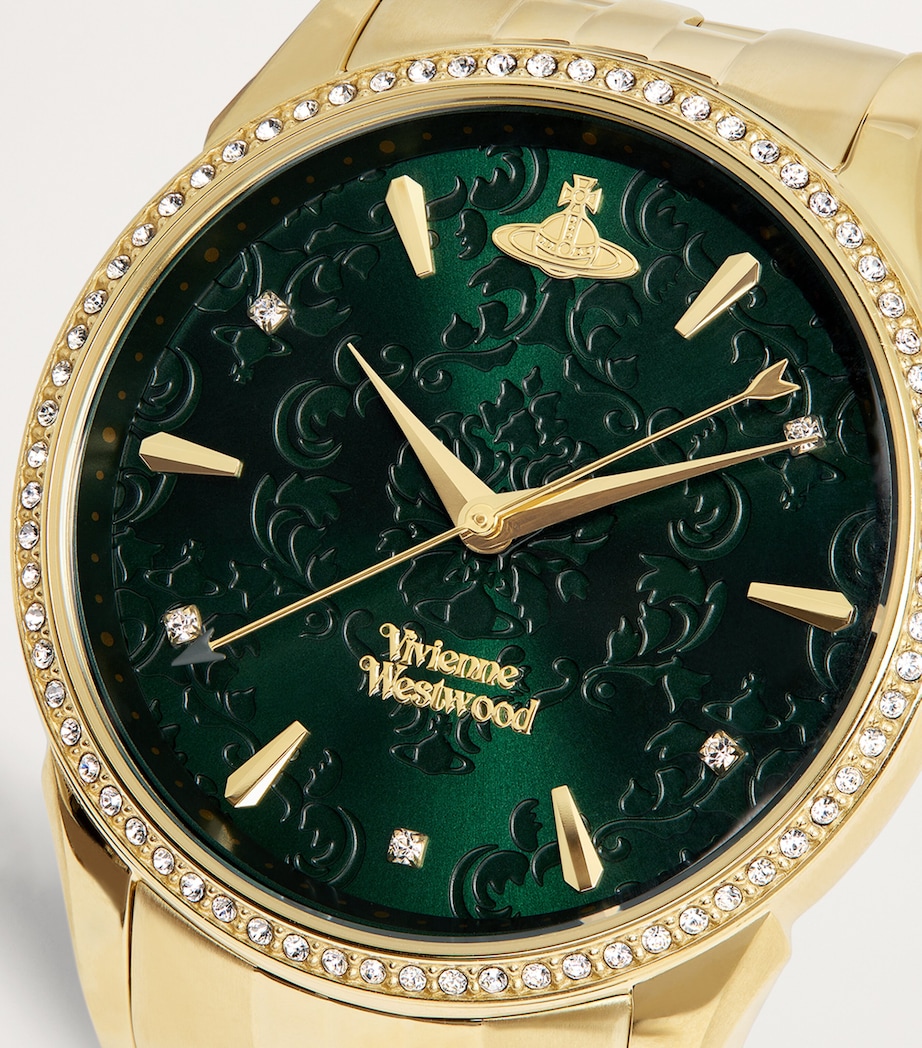 Vivienne Westwood Swarovski-Detail Wallace Watch 38mm Gold Image 5