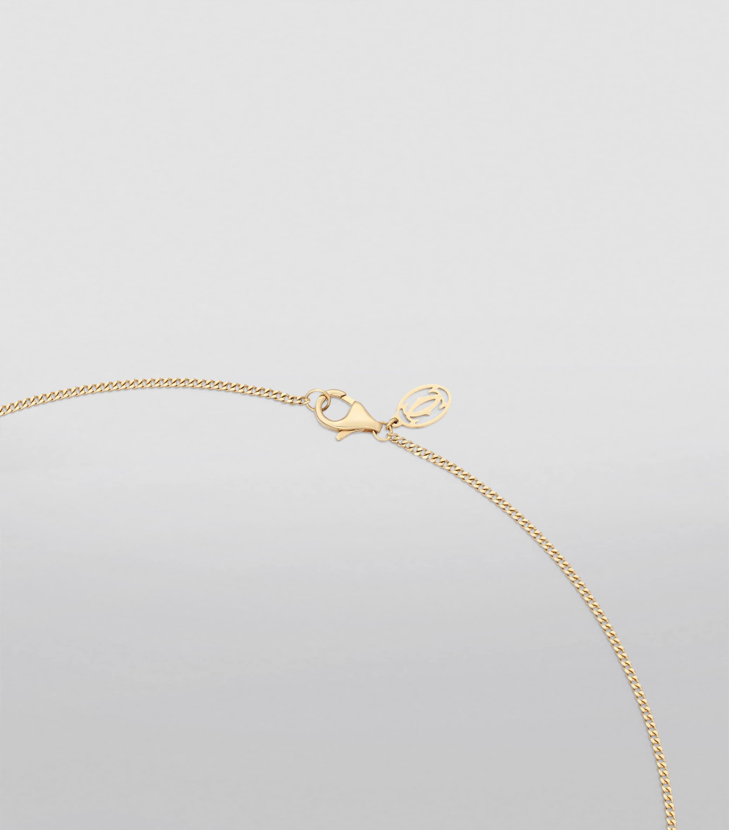 Mixed Gold and Diamond Trinity Necklace MIXED GOLD Image 7