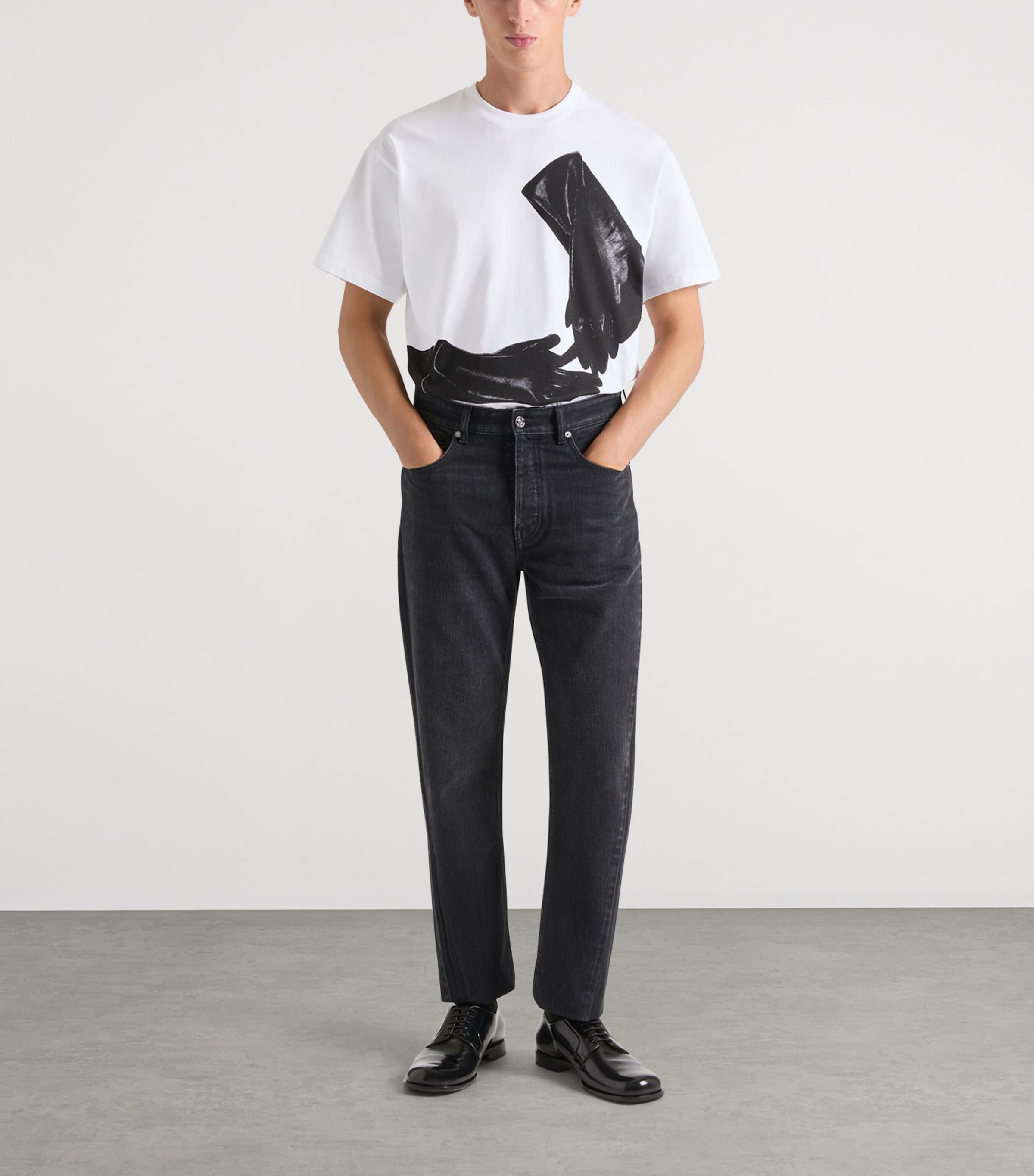 Straight Jeans BLACK Image 3