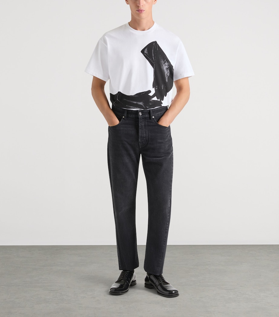 Straight Jeans BLACK Image 3