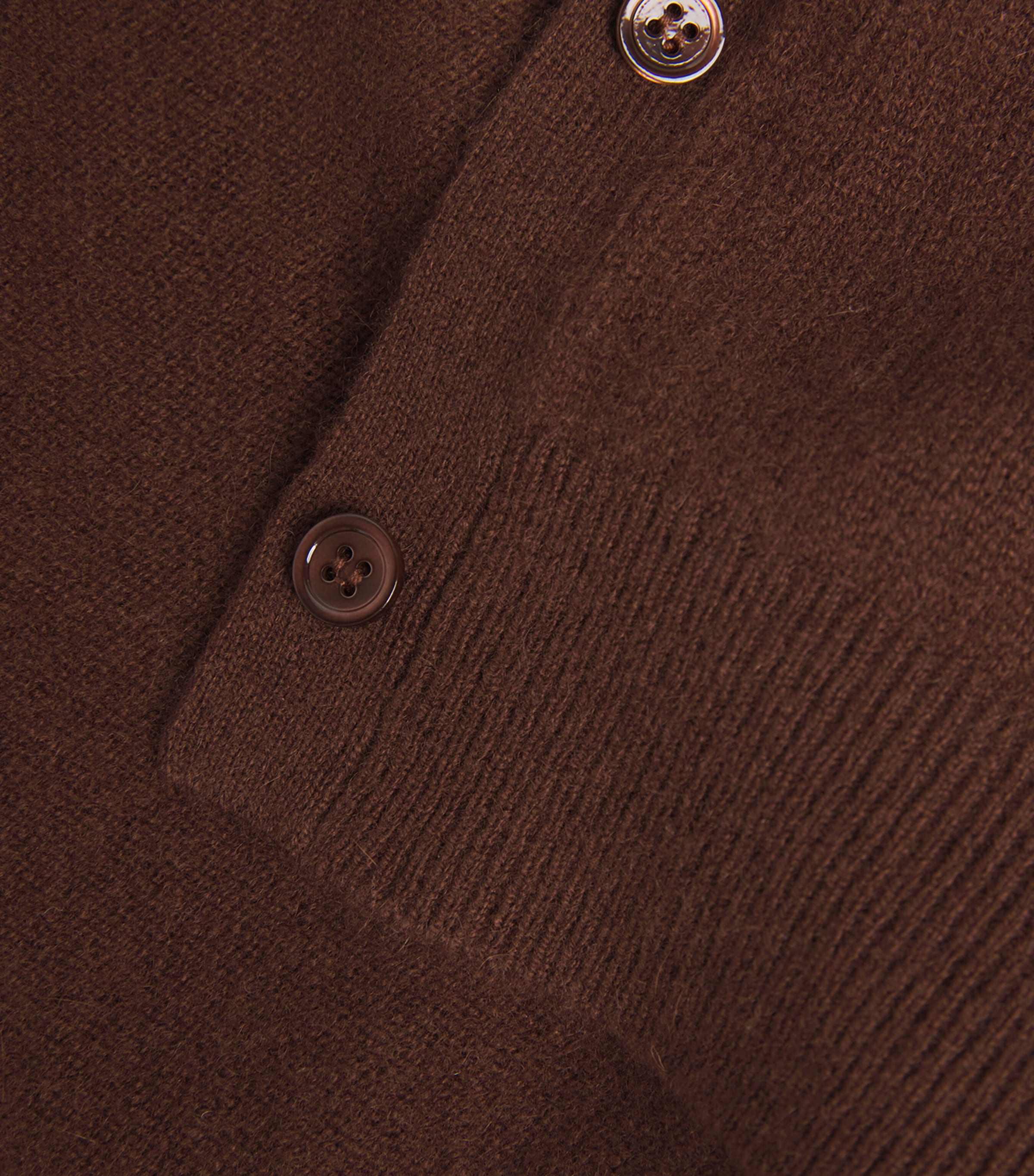 Cashmere Arella Cardigan DARK UMBER Image 5