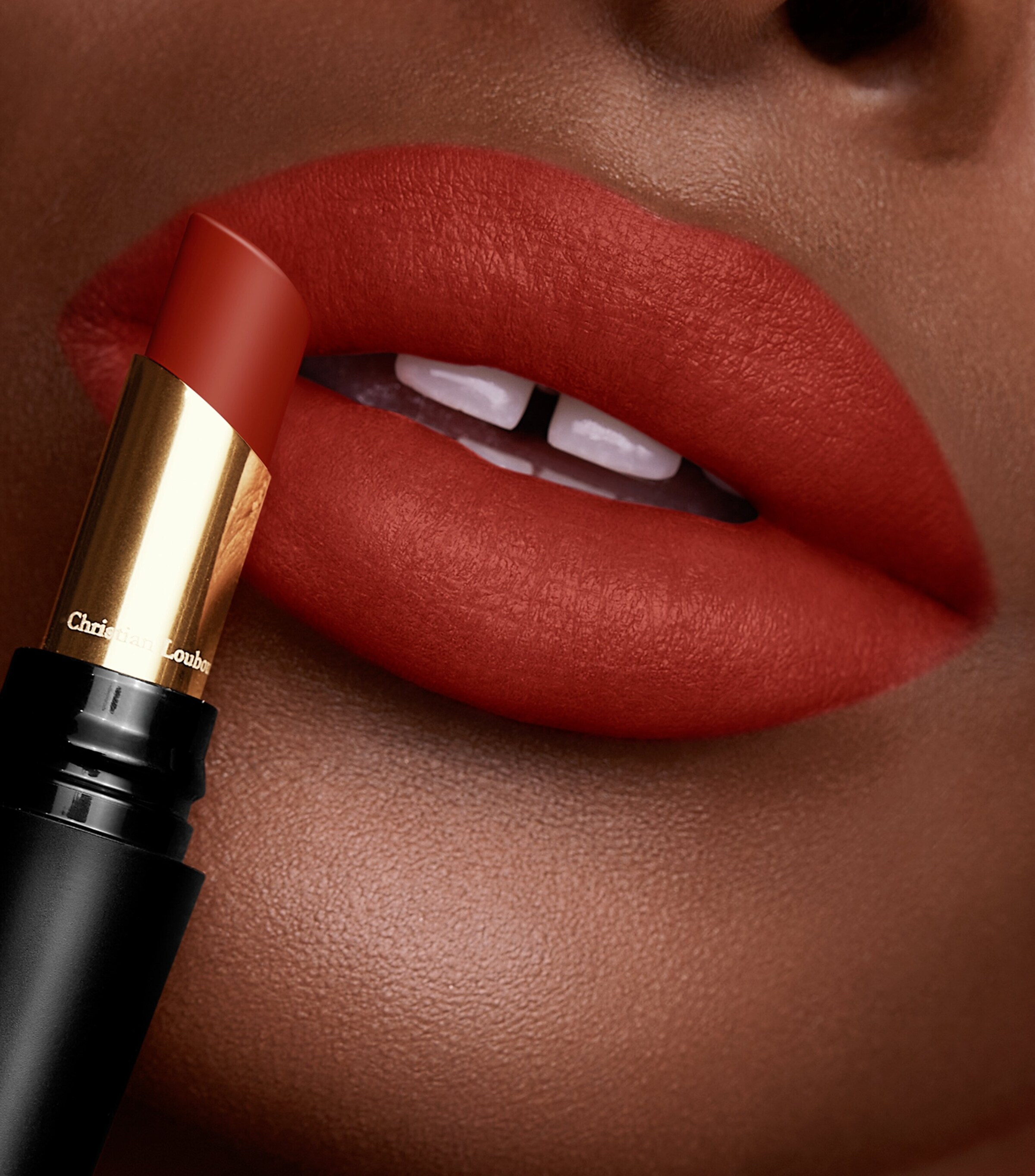 Christian Louboutin Rouge Stiletto Lumi Matte Lipstick Redwood Image 4