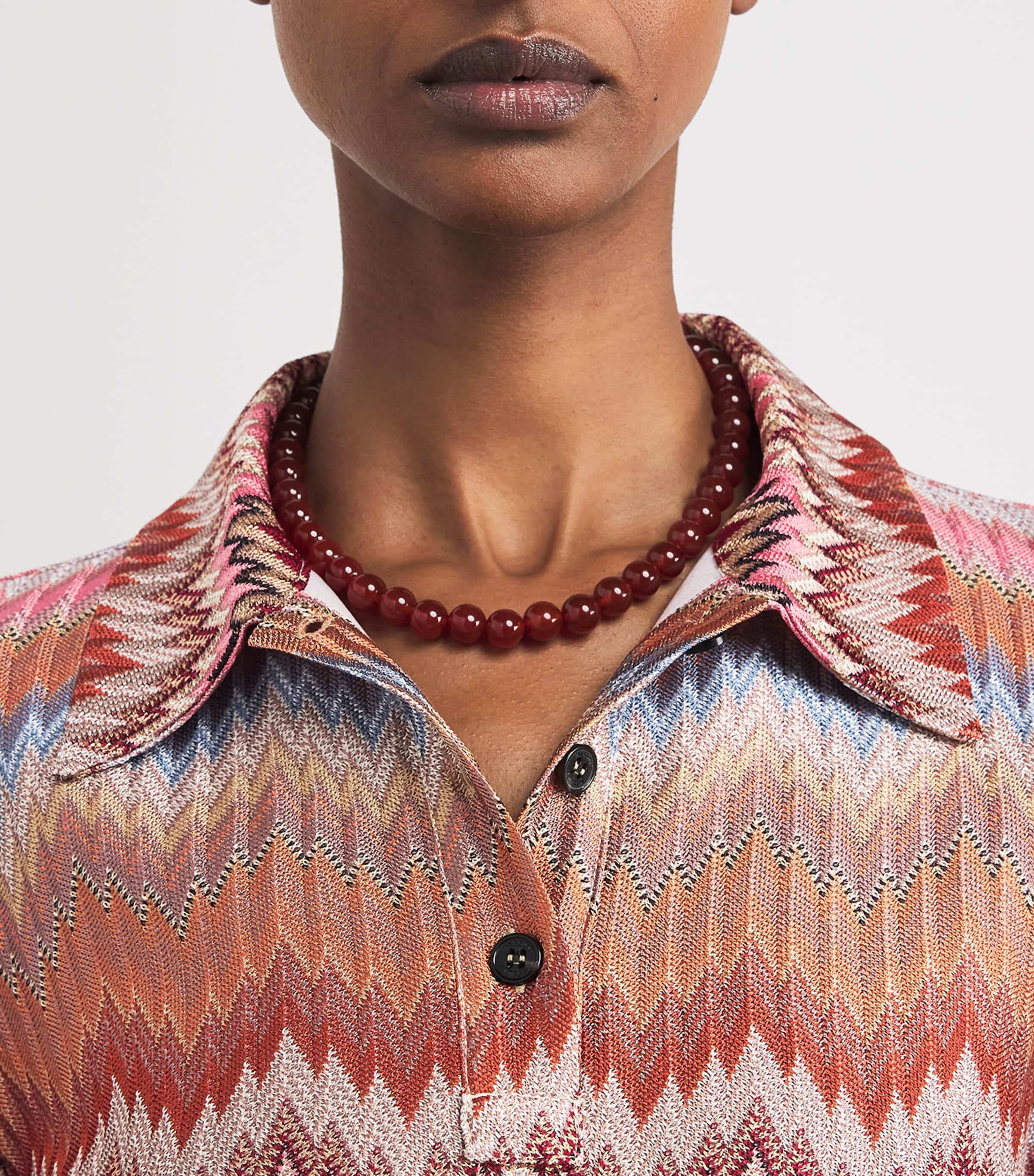 Snake Chevron Mini Dress SM9Y1 PINK/RUST TONE Image 6