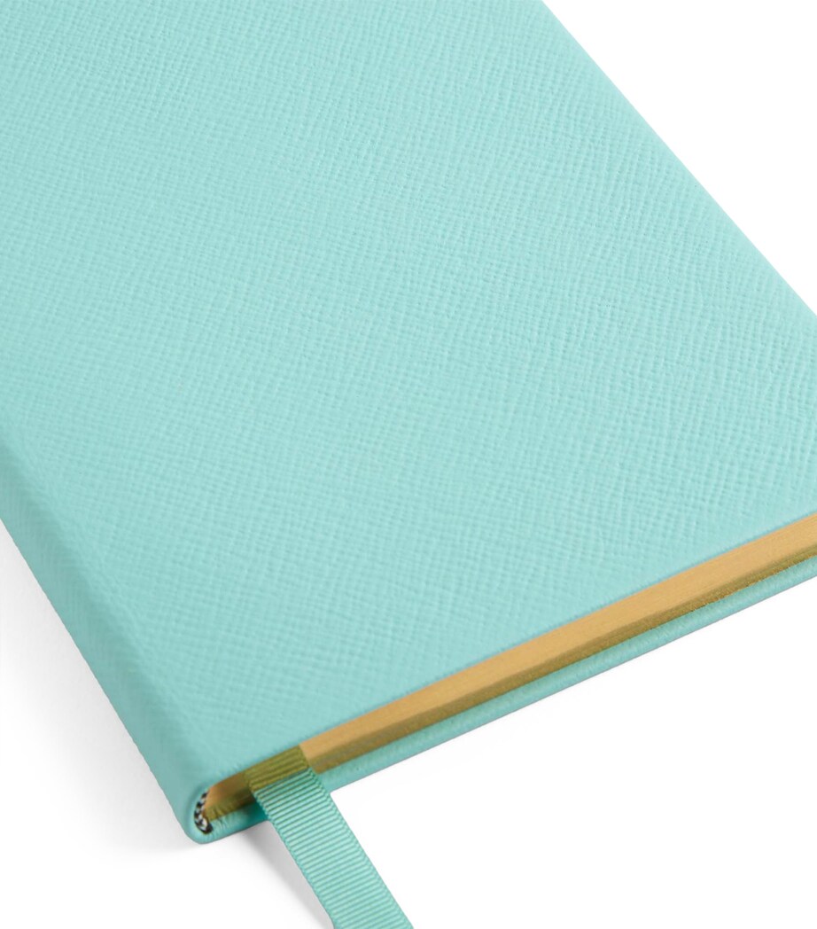 Leather Soho Notebook BRIGHT AQUA Image 2