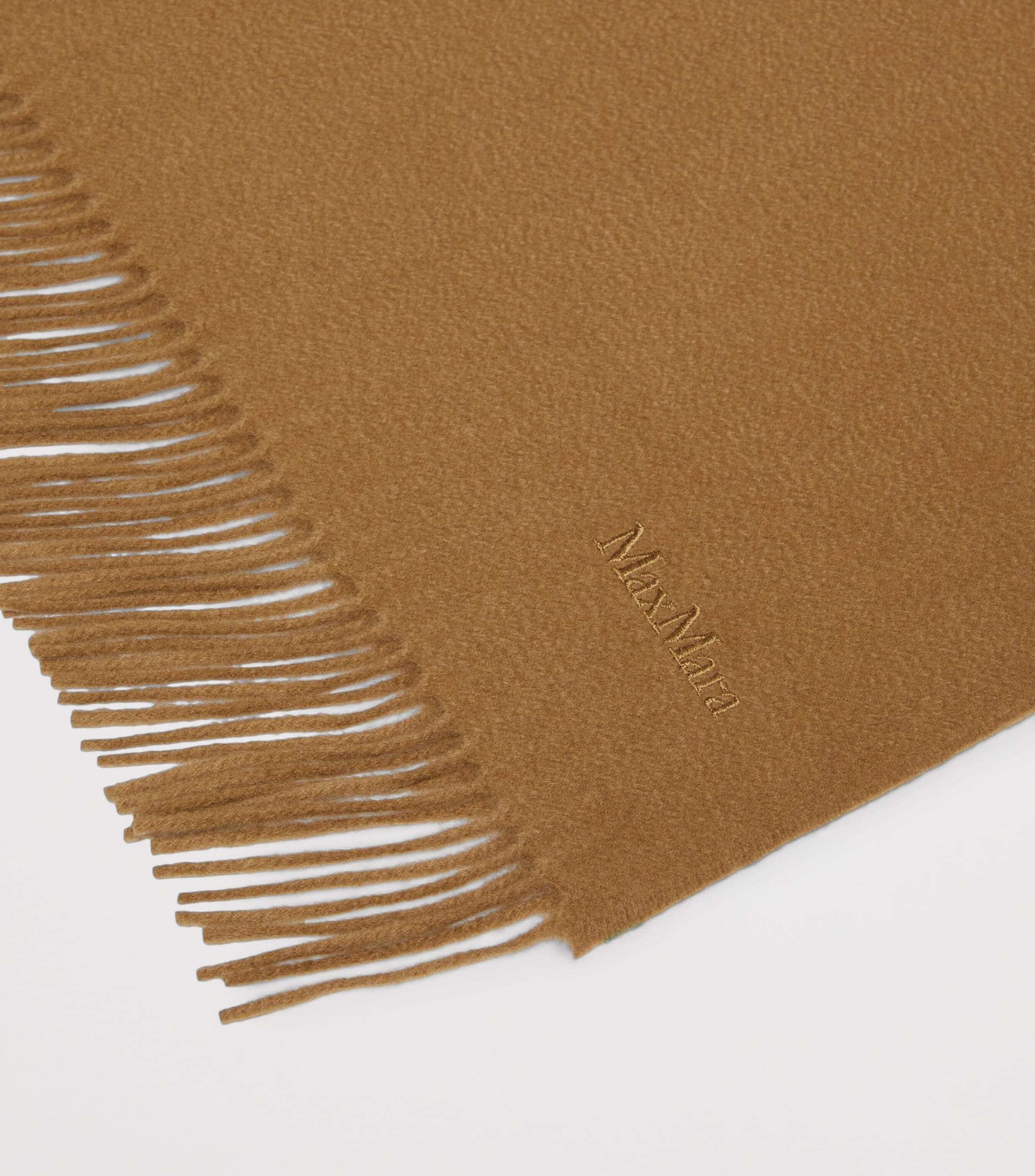 Max Mara Cashmere Square Scarf Camel Image 4