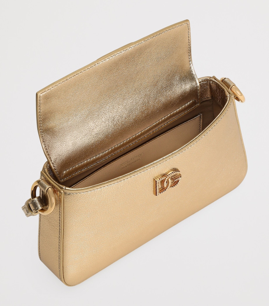 Metallic Leather Phone Bag 8H945-GOLD Image 4