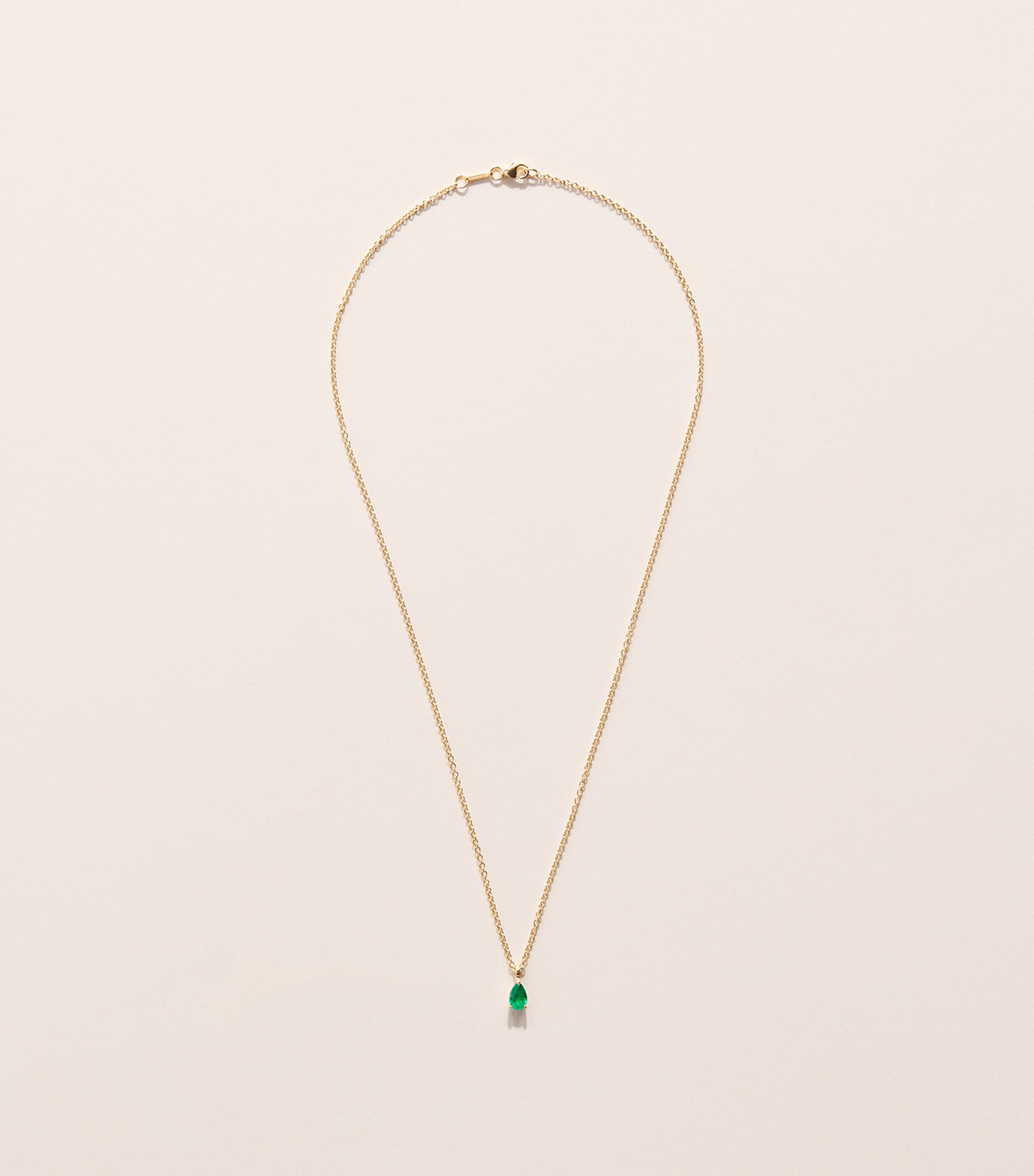 Anita Ko Yellow Gold and Emerald Pendant Necklace Yellow Gold Image 3