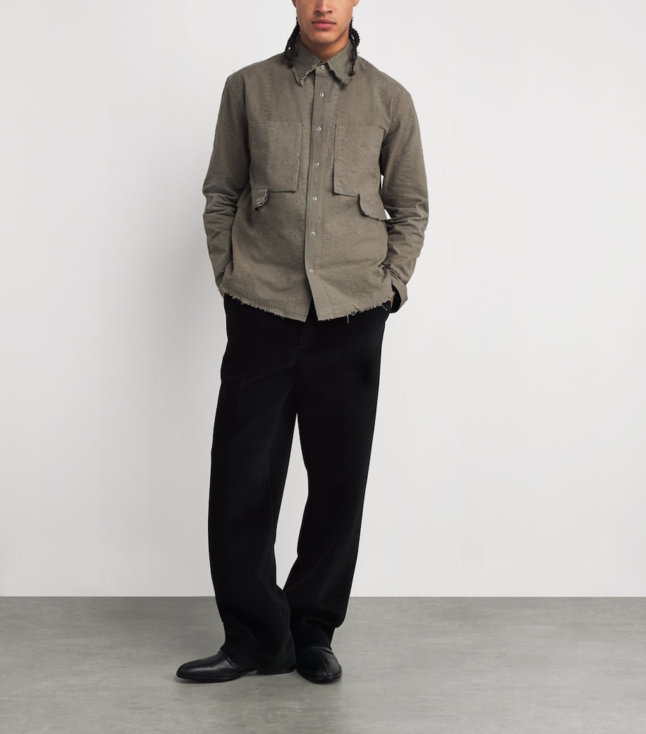 Cotton Towel Ripstop Shirt SAND Image 2