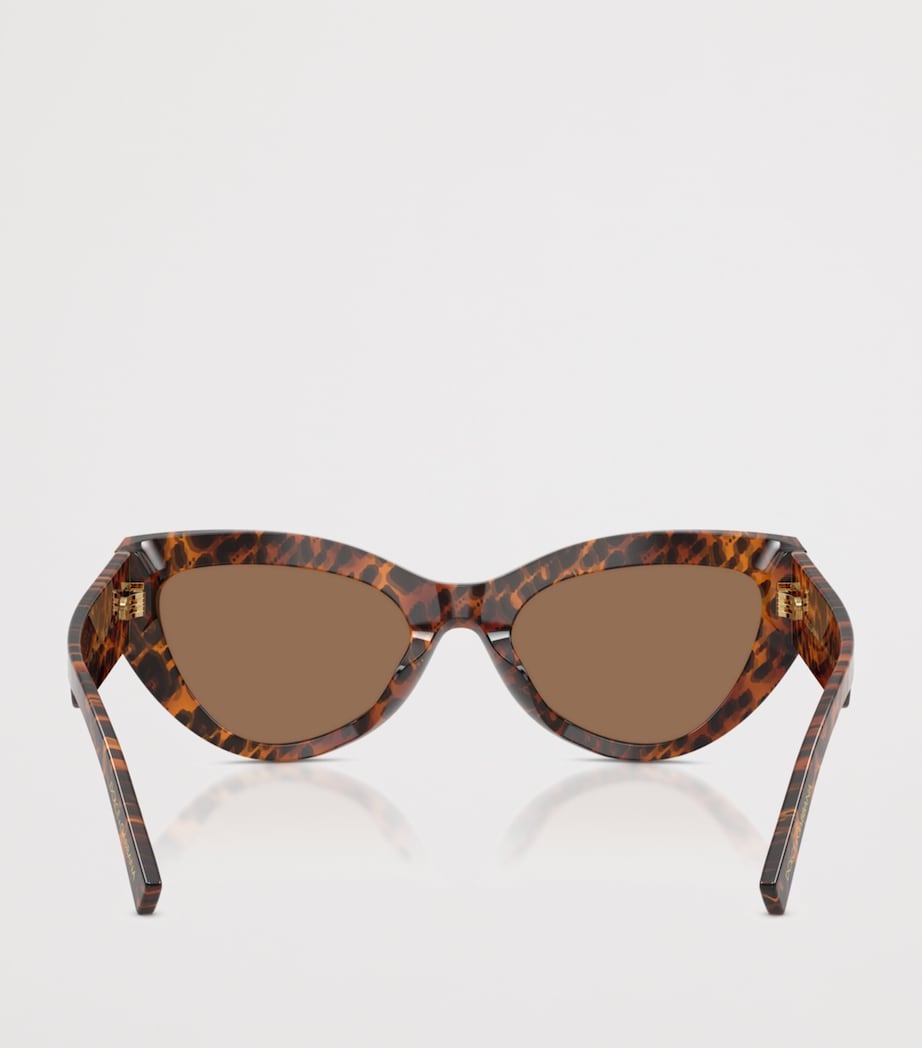 Dolce&Gabbana Tortoiseshell Cat-Eye Sunglasses Brown Image 4