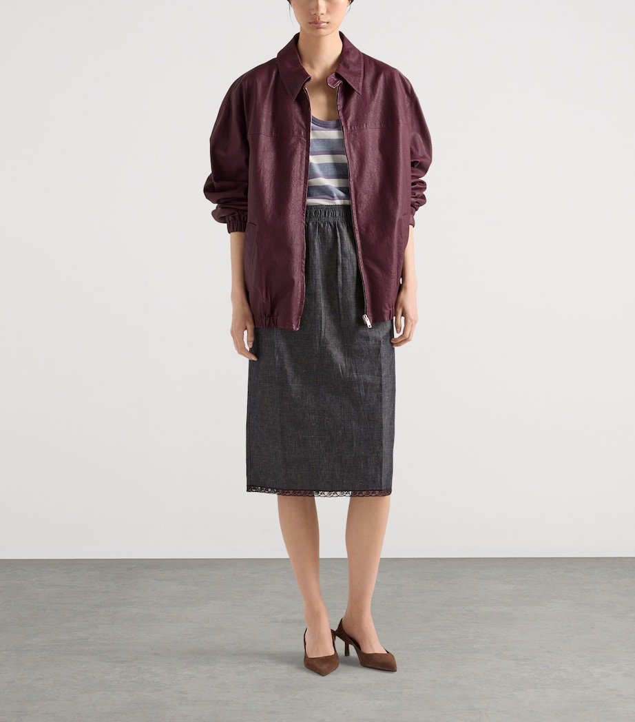 Prada Womens Cotton Stripe Tank Top Image 2