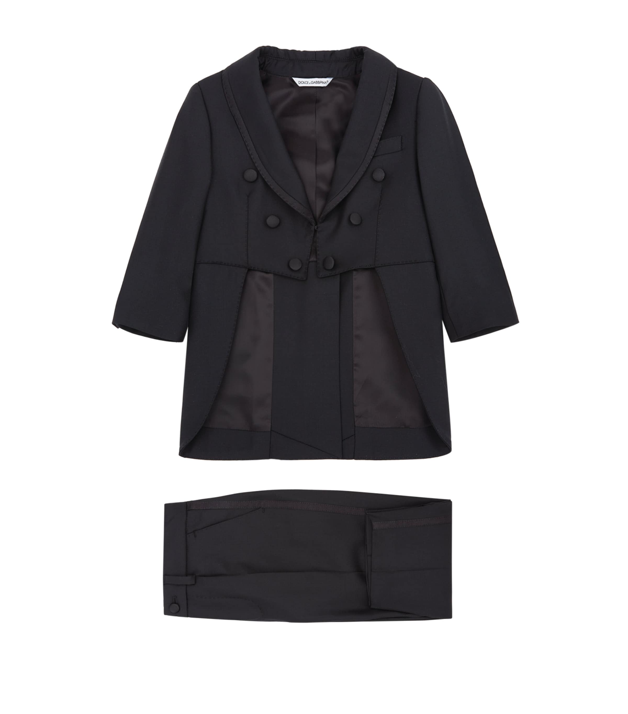 Grosgrain Trim Two-Piece Suit (3-30 Months) N0000-BLACK Image 1