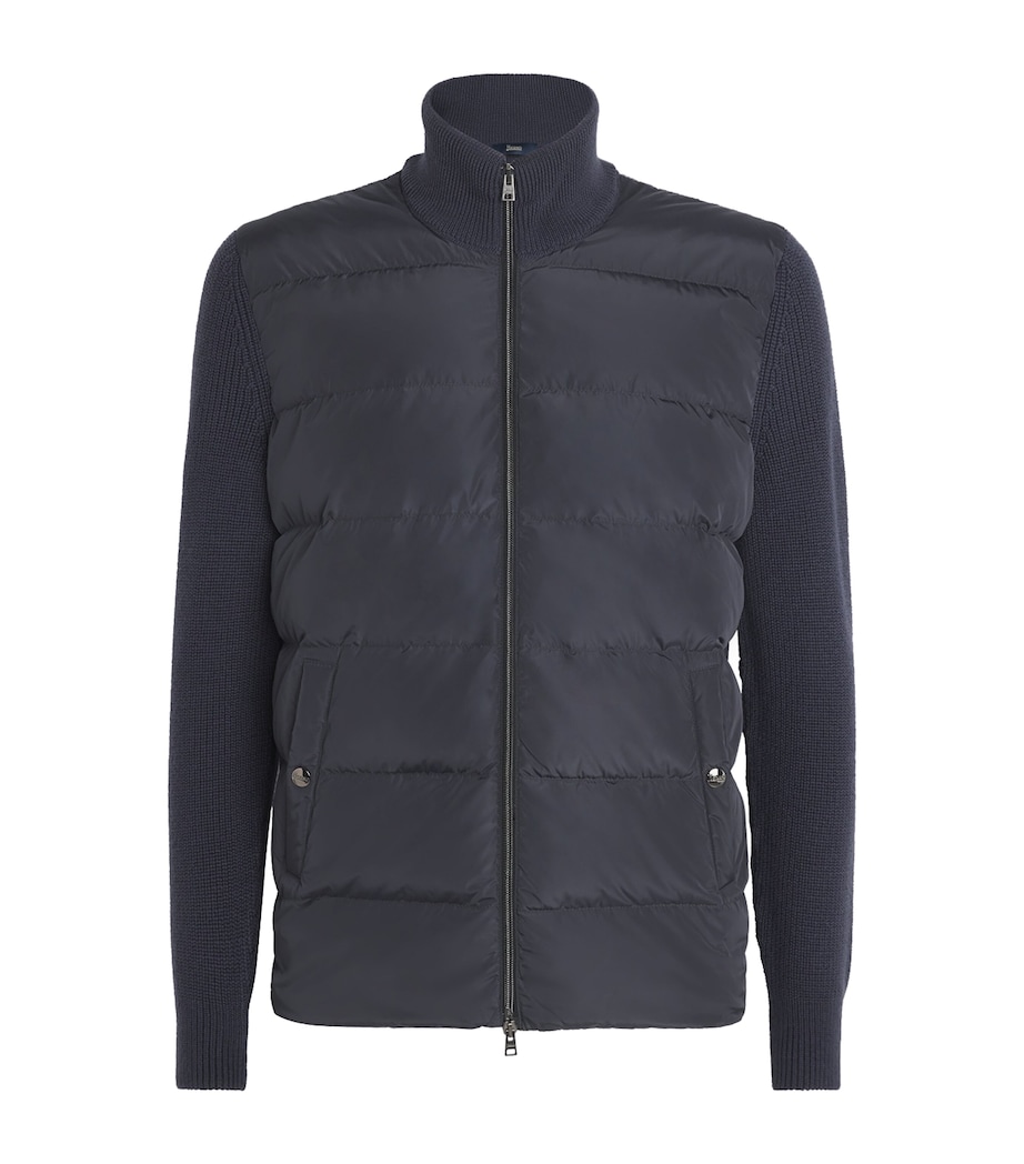 Down Wool-Blend Hybrid Puffer Jacket 9482 GRIGO BALENA Image 1