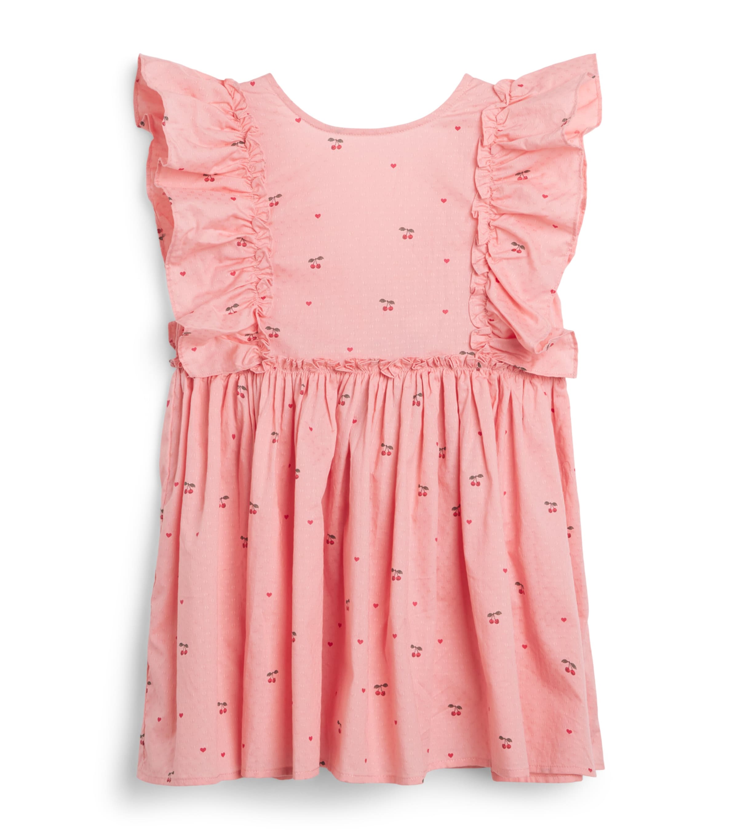 KONGES SLOJD Organic Cotton Cherry Evia Dress (9 Months-10 Years) Cherry Image 1