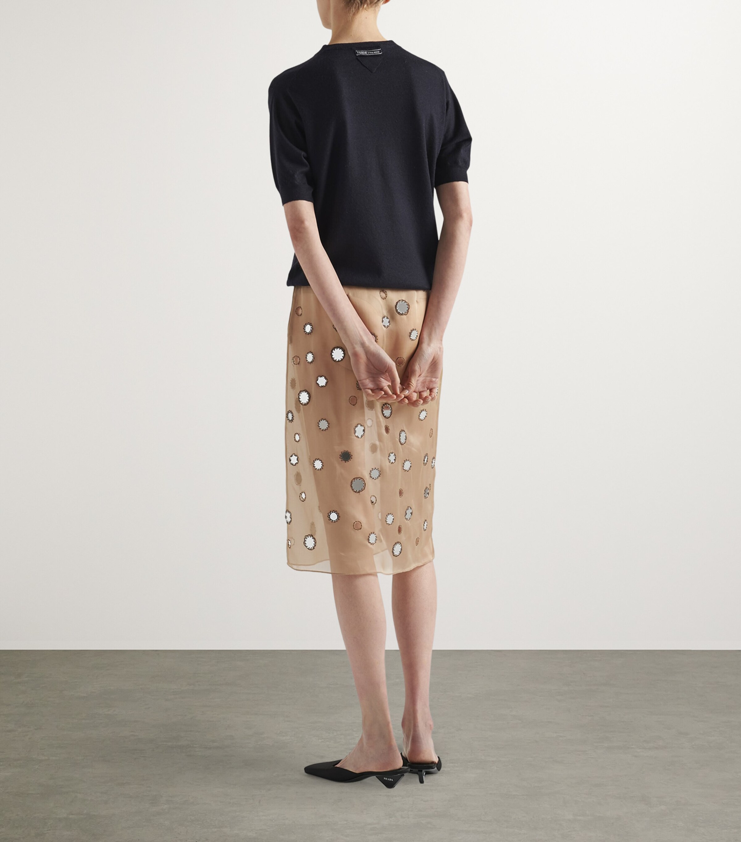 Cashmere Crew-Neck Sweater F0008 Image 4