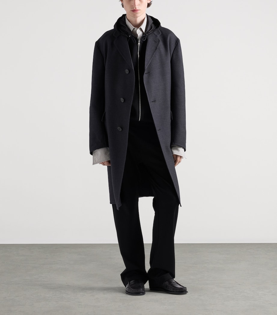Prada Mens Re-Nylon Trousers Black Image 2