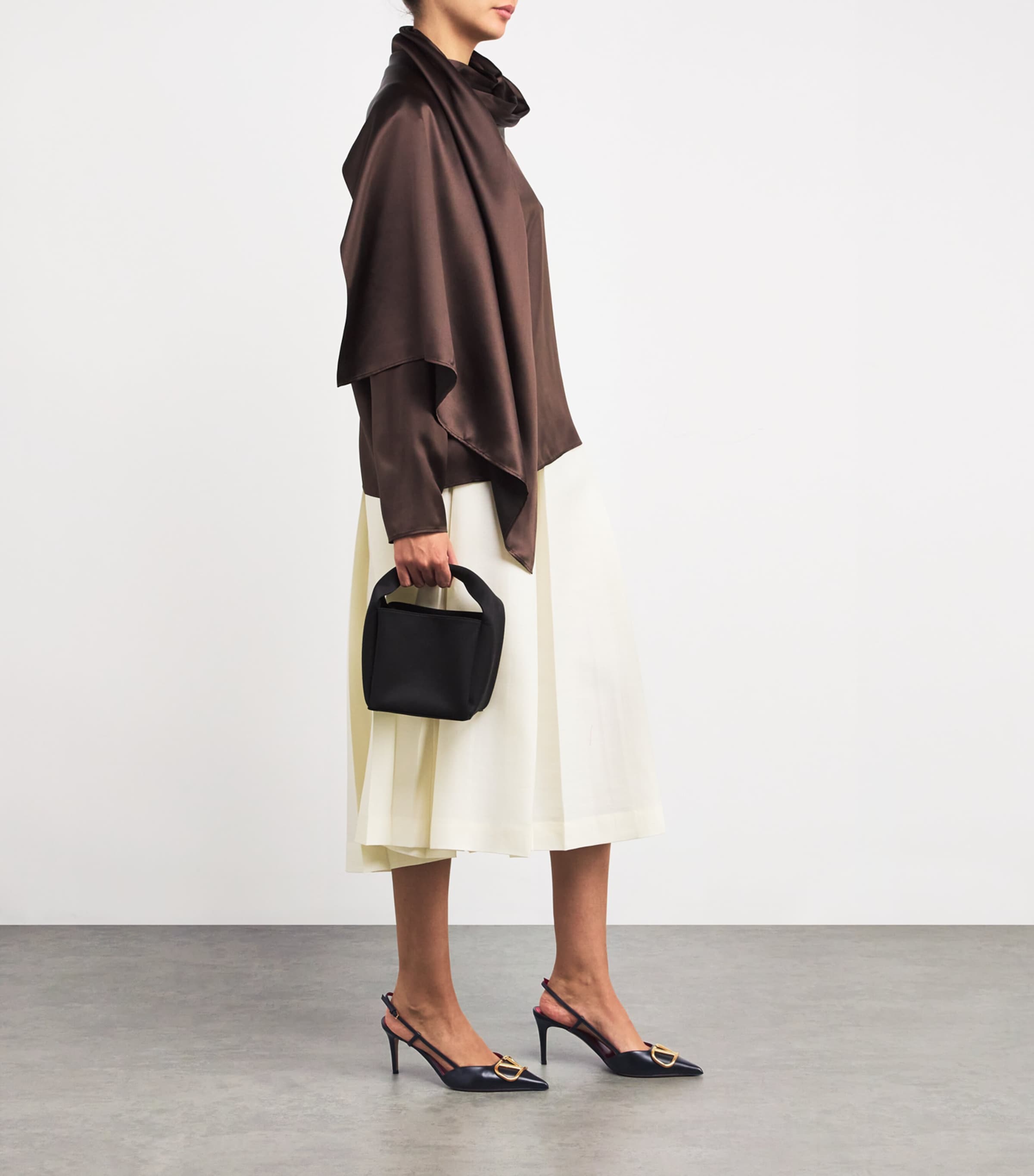 【未使用】VALENTINO ウェッジソール ワインレッド 未使用】VALENTINO ウェッジソール ワインレッド