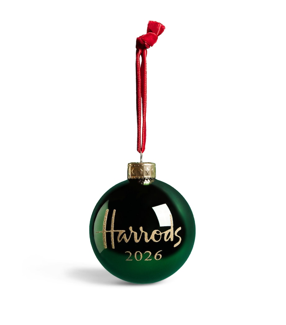 Harrods 2026 Year Bauble Green Image 1