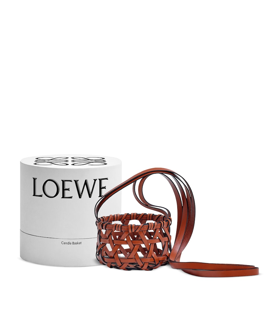 LOEWE Leather Candle Basket Image 3
