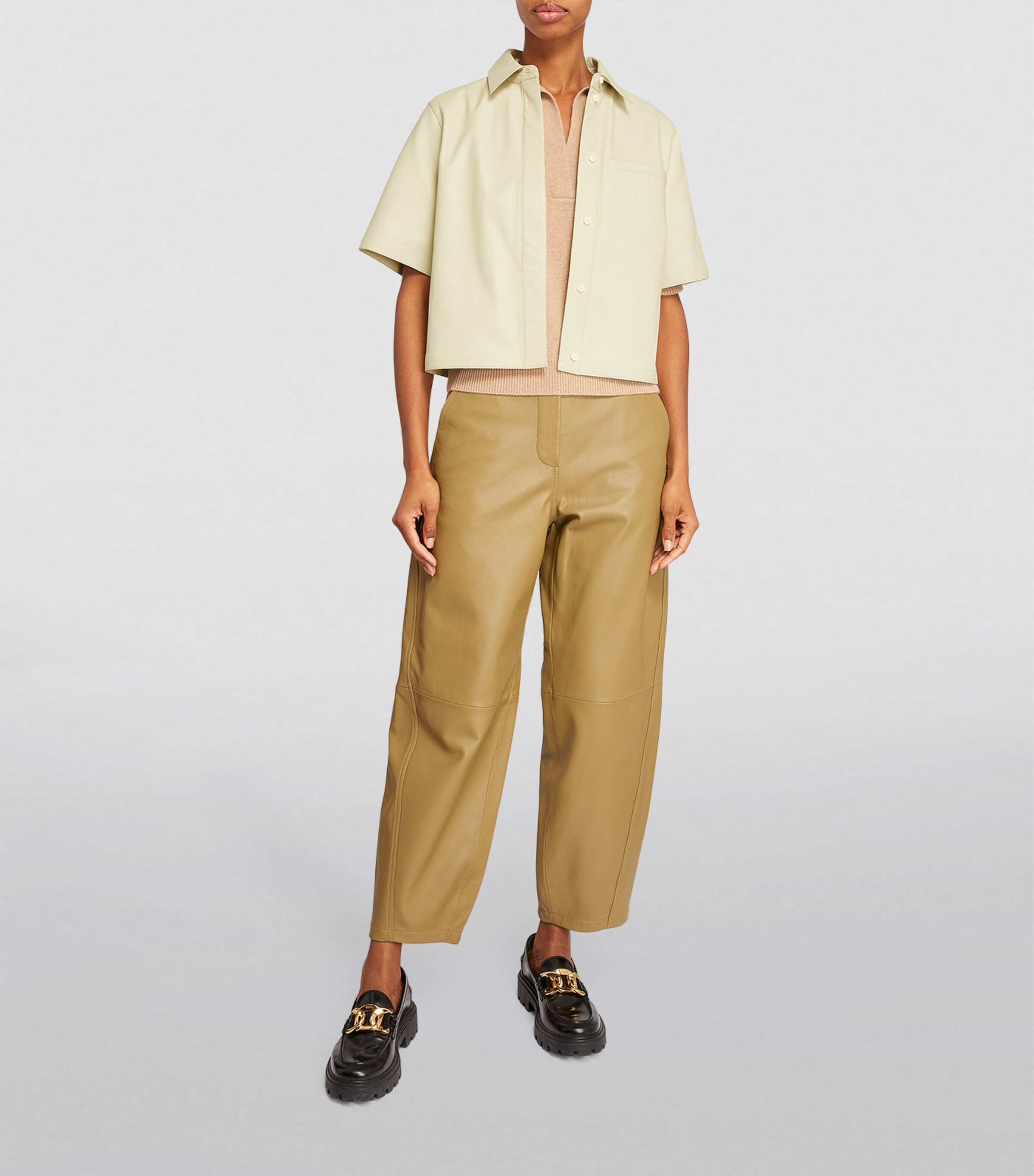 Leather Shirt A3019 Image 2